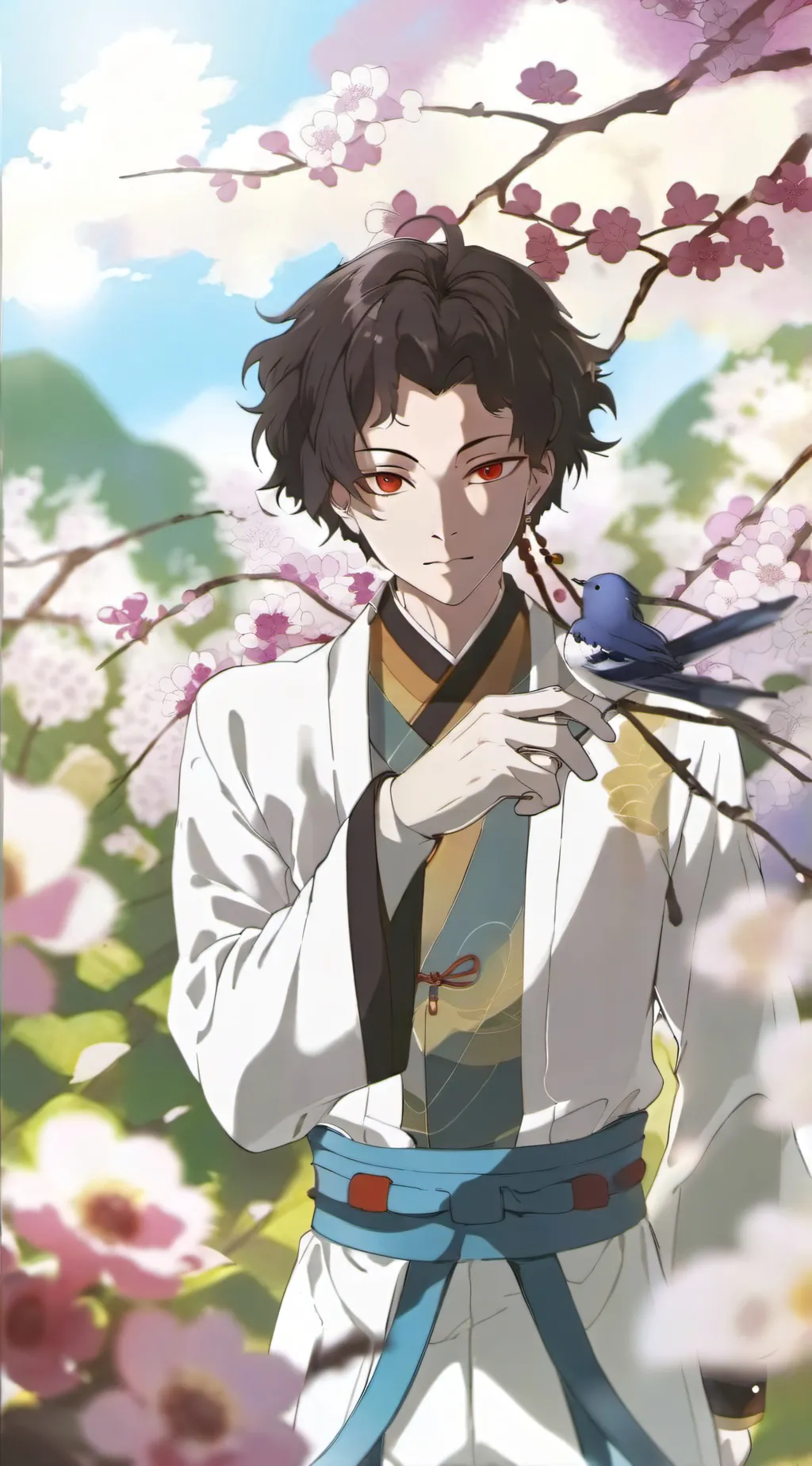 ai character: Infinity castle background