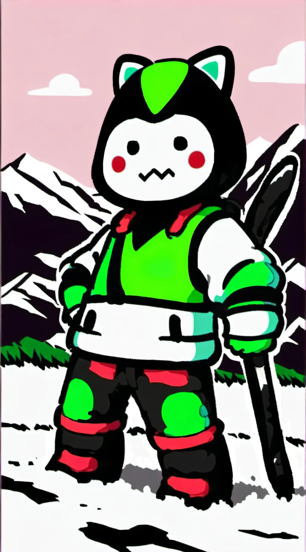 ai character: fizzaroli from HB background