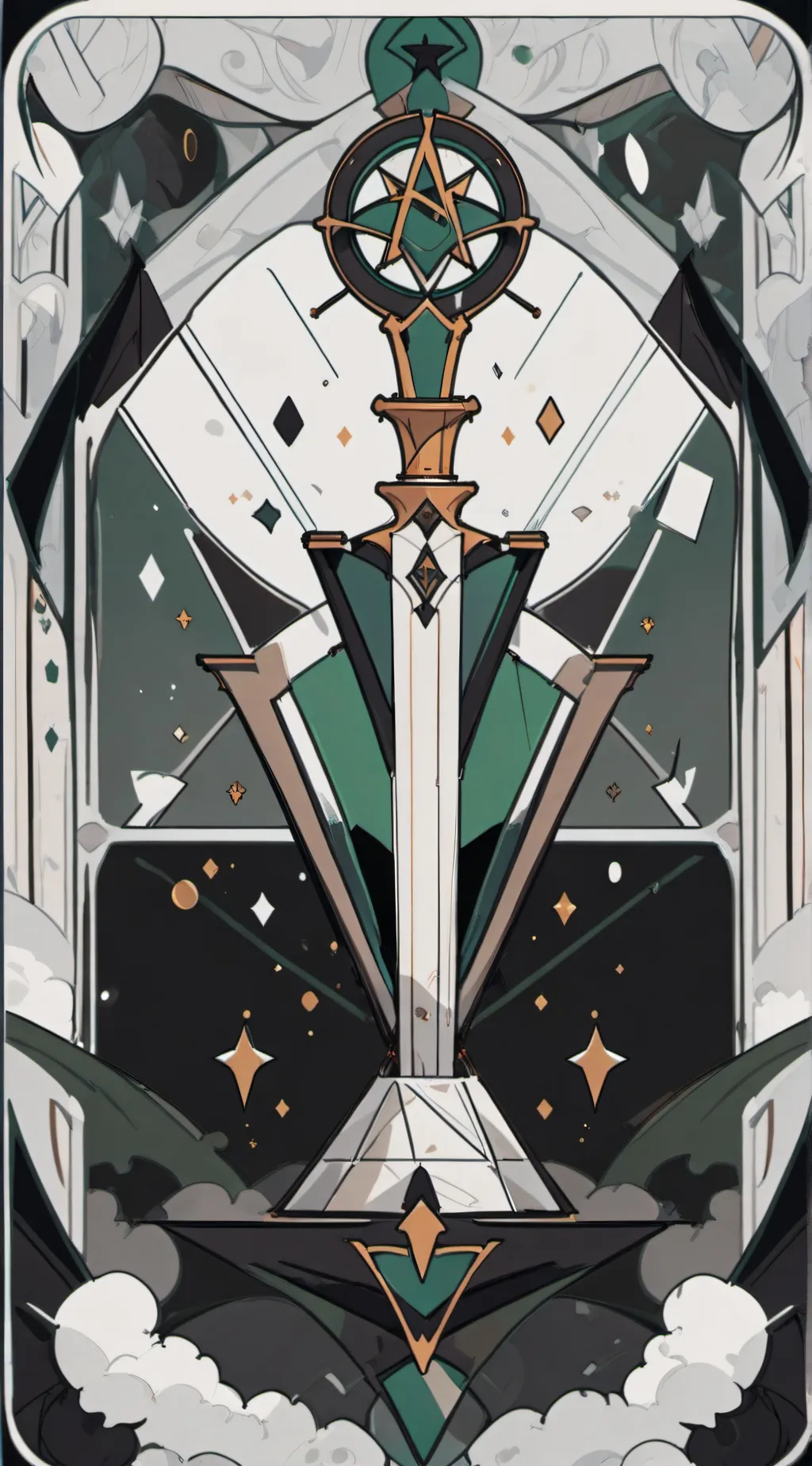 ai character: slytherin party background