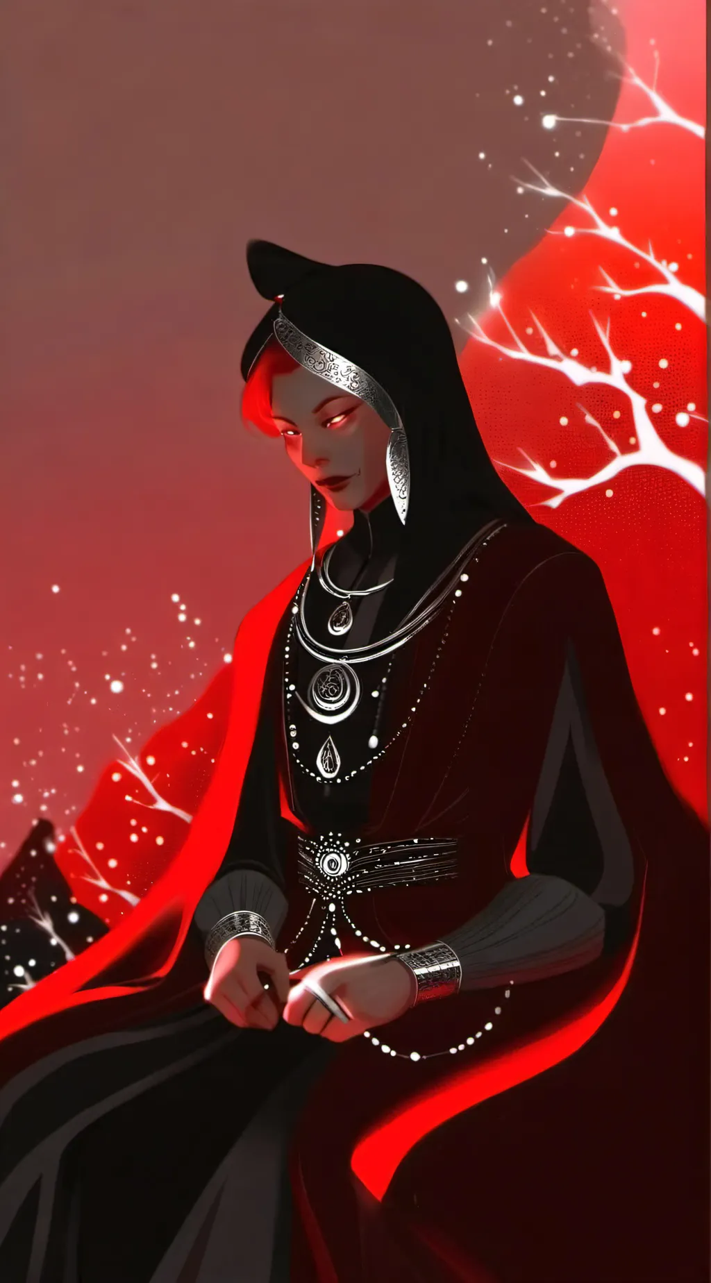 ai character: Ruin x solar 5!!😫😫 background