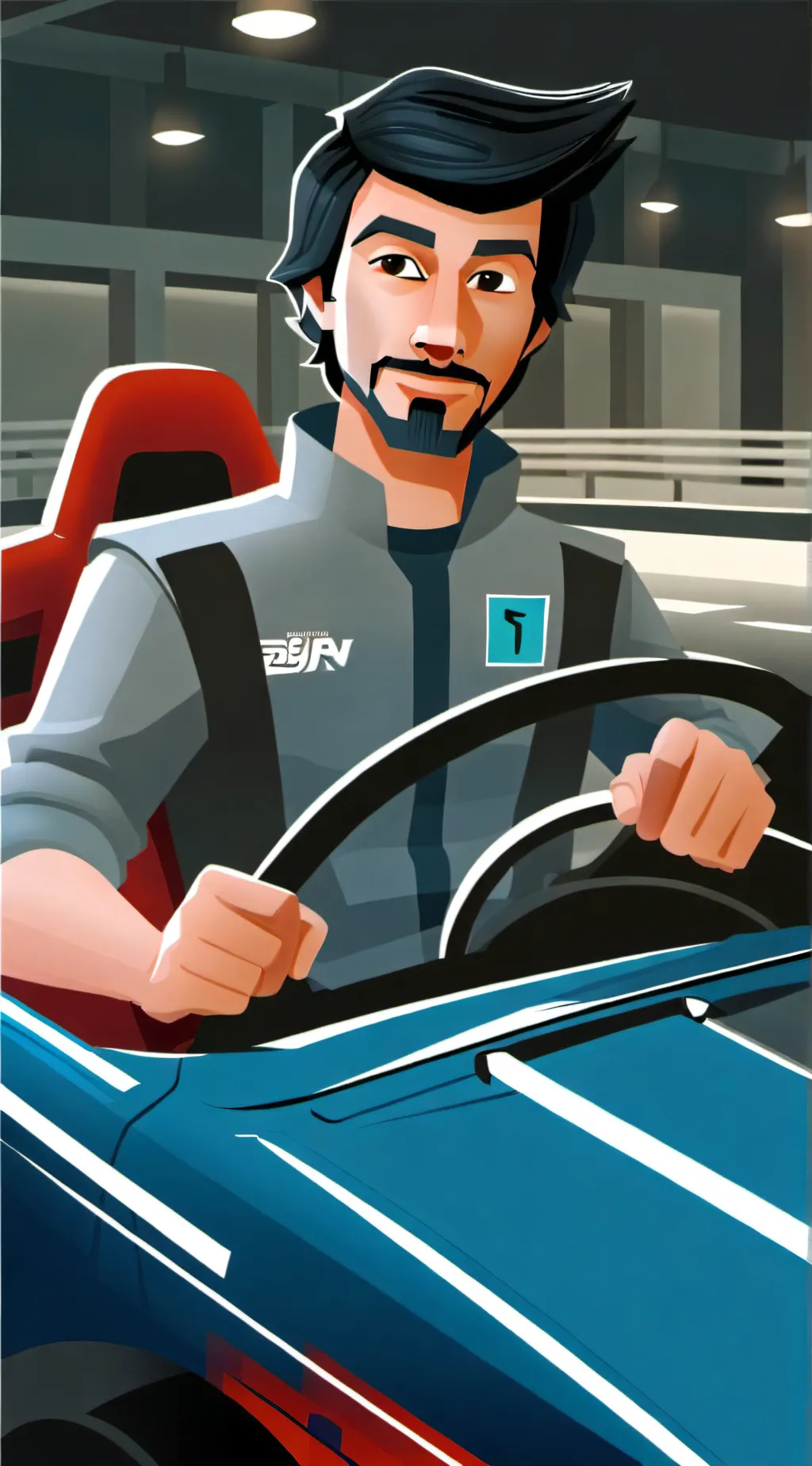 ai character: Racing background