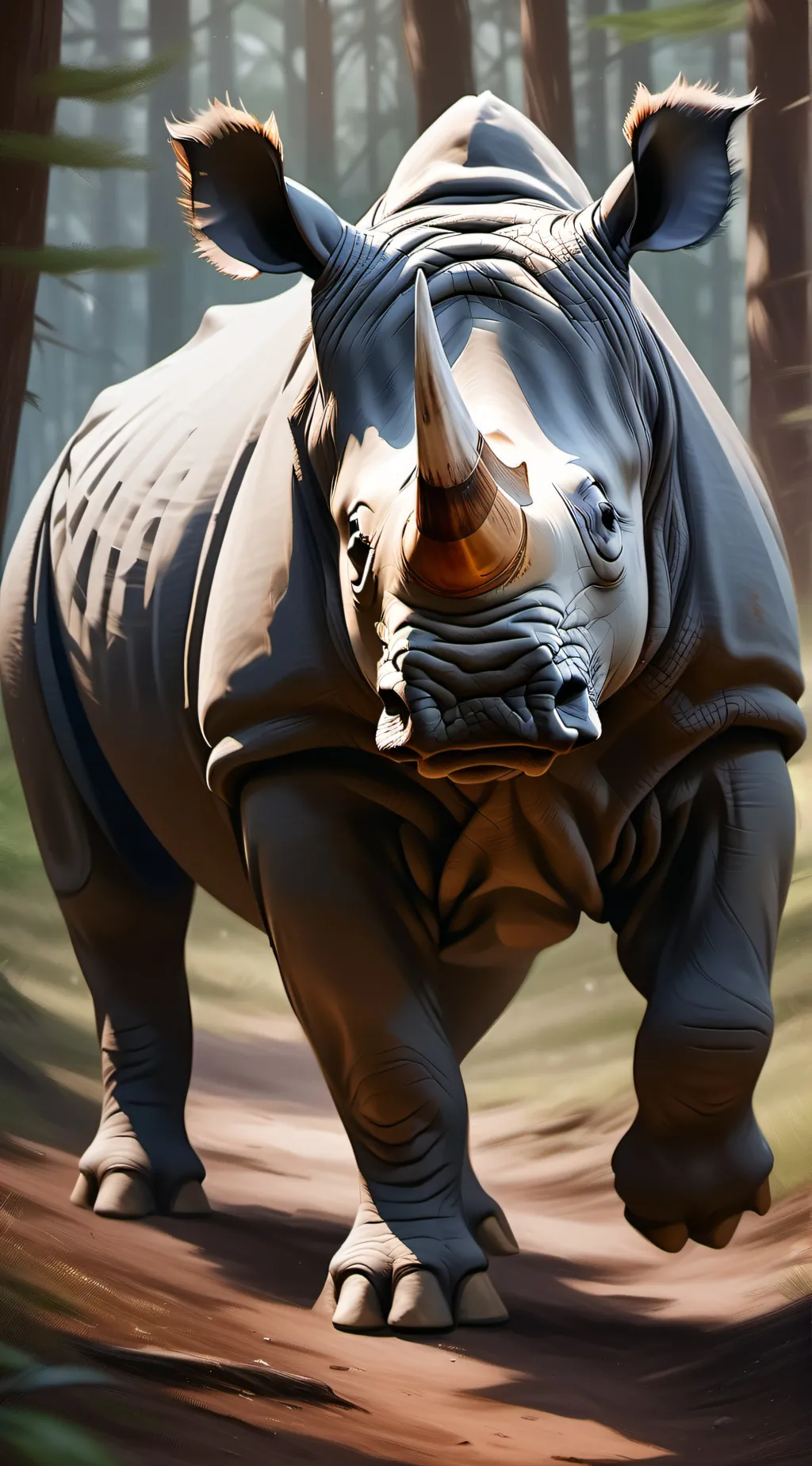 ai character: Rhino  background