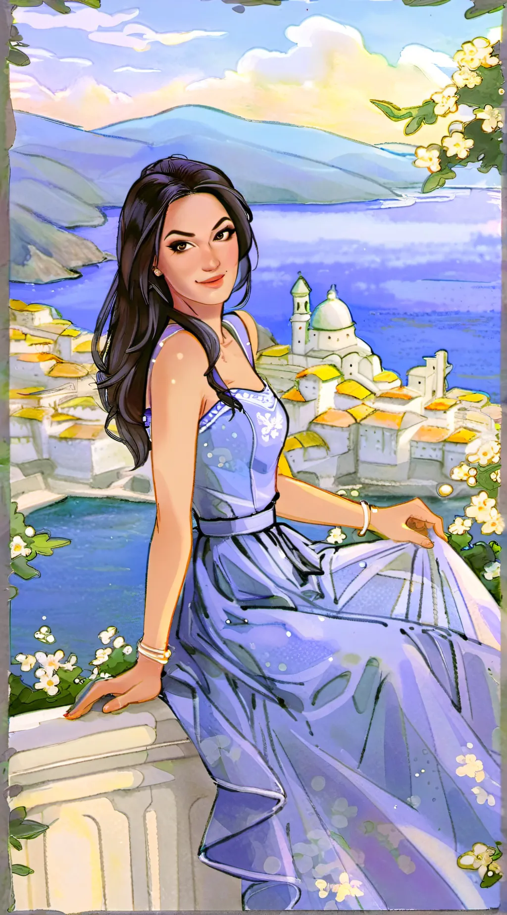 ai character: Lauren background