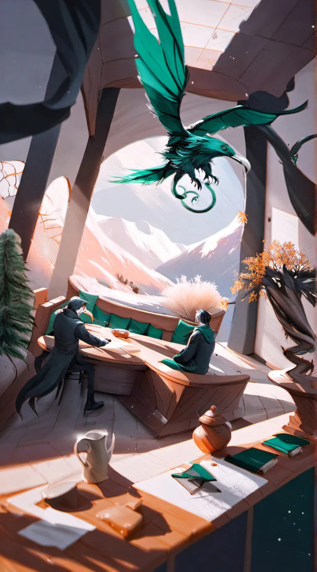 ai character: slytherin boys background