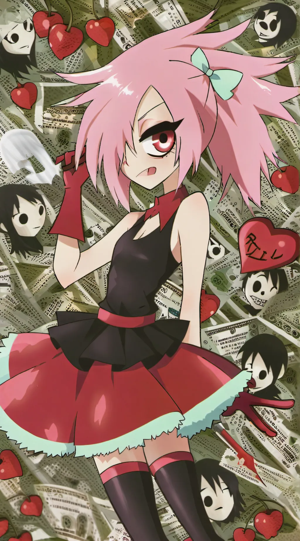 ai character: Cherri bomb background