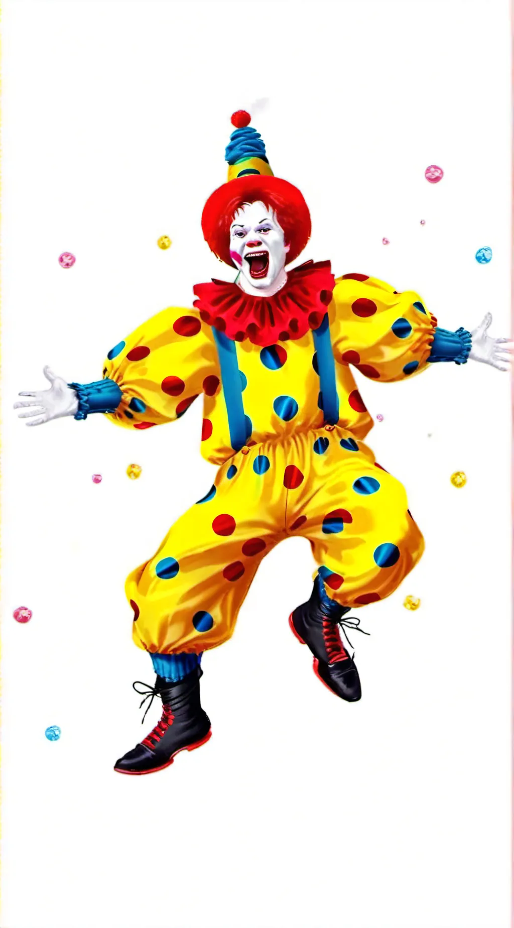 ai character: clown arnolde background