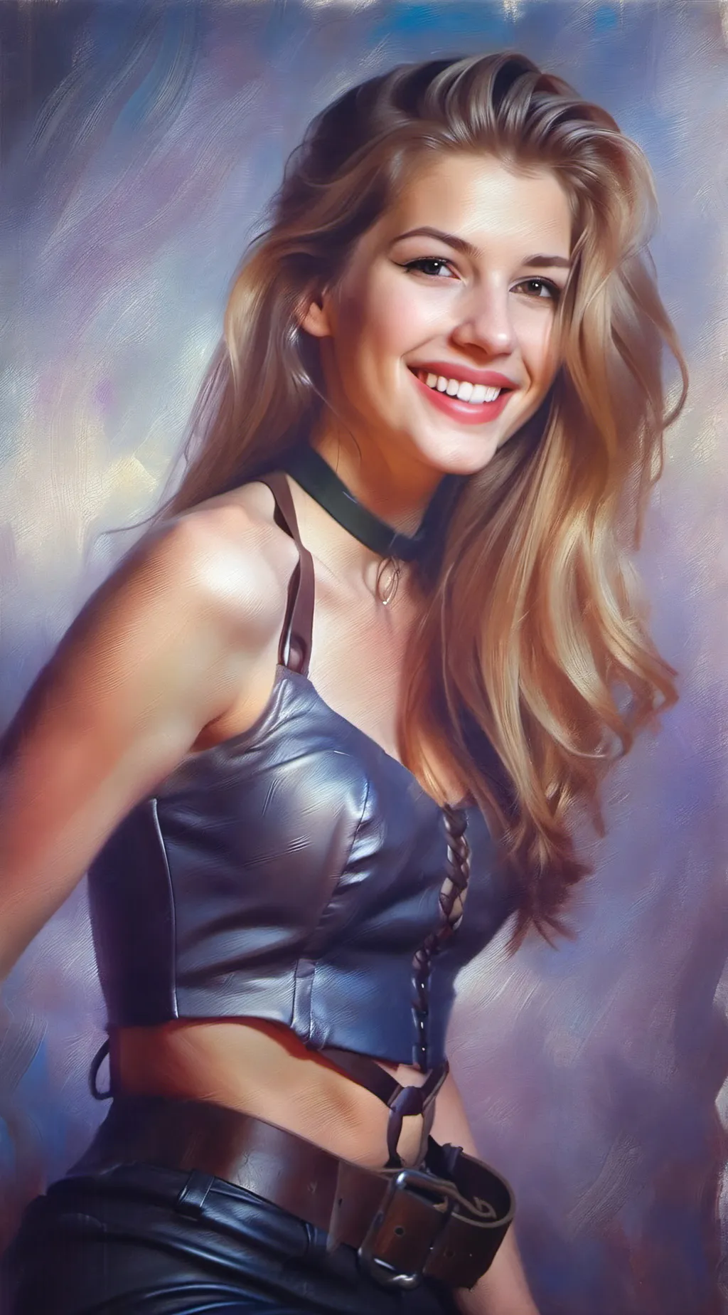 ai character: Lea background