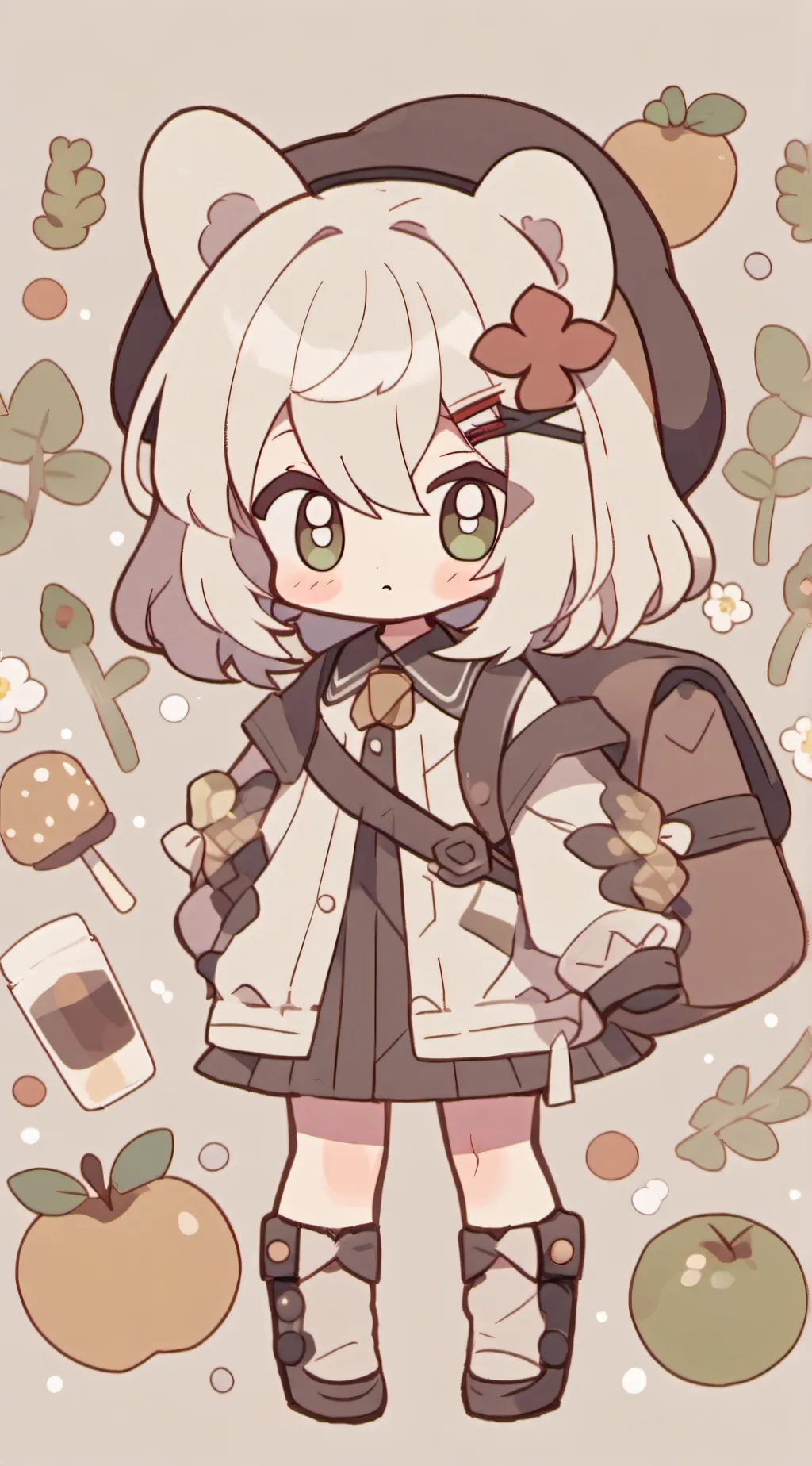 ai character: Mika  background