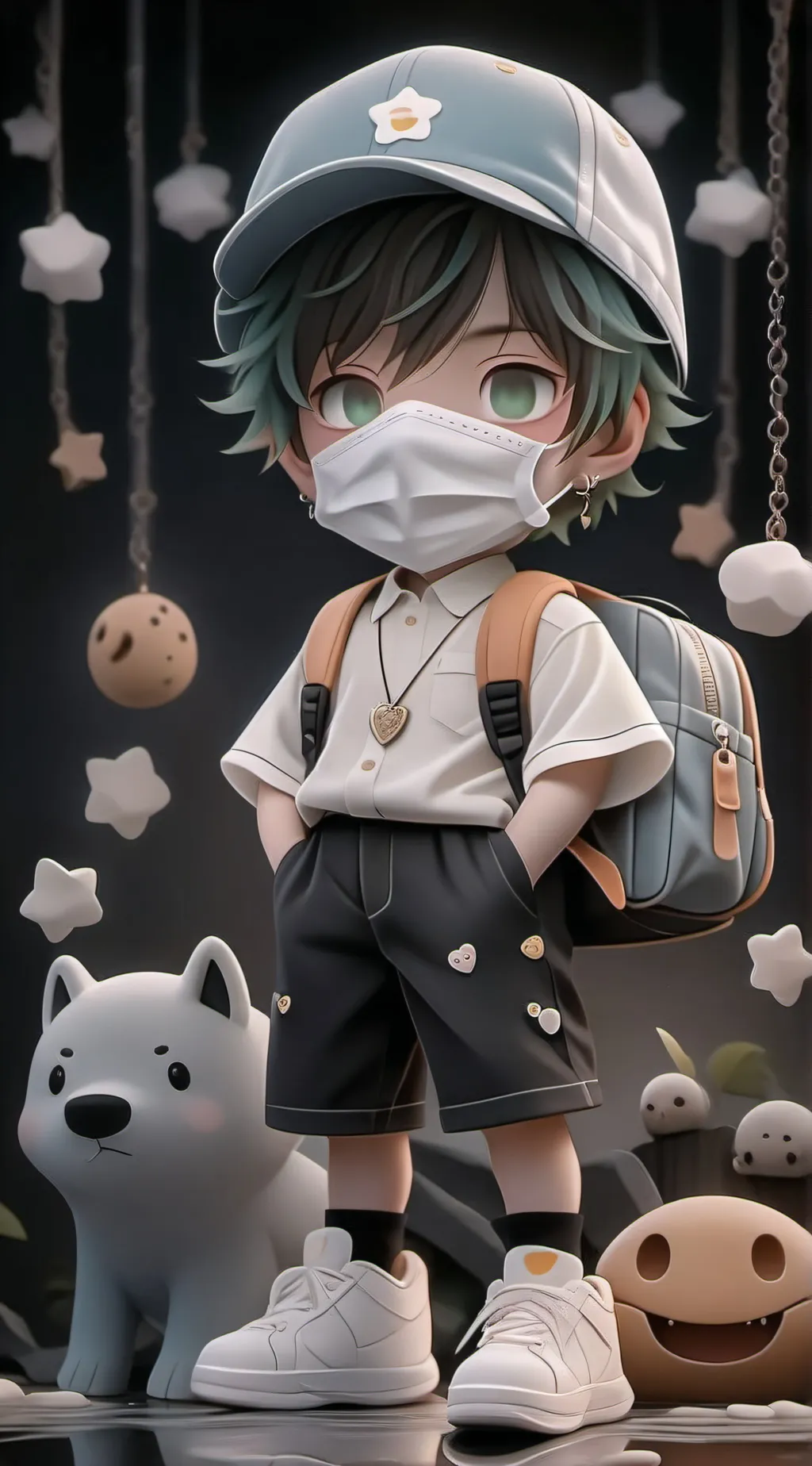 ai character: adam background