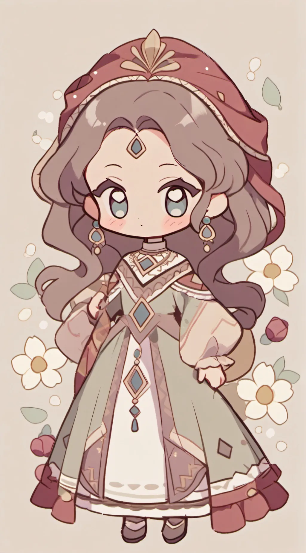 ai character: Azerbaijan background