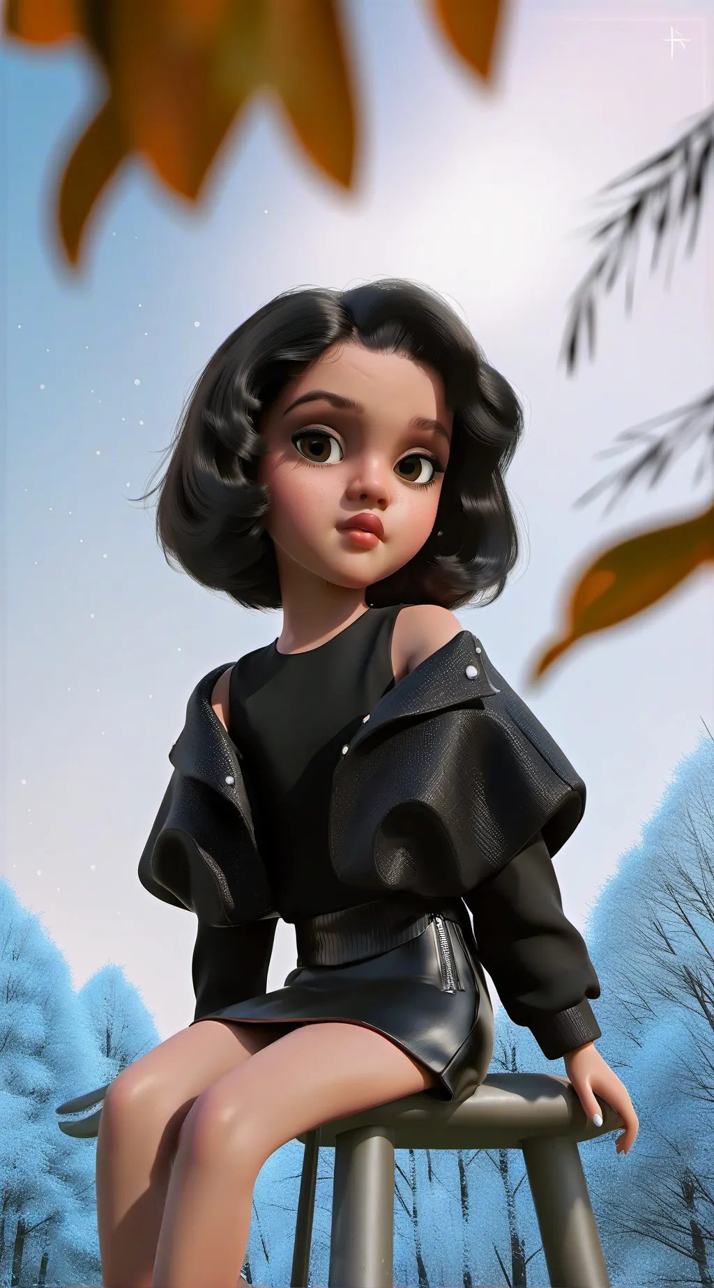 ai character: Gaby  background