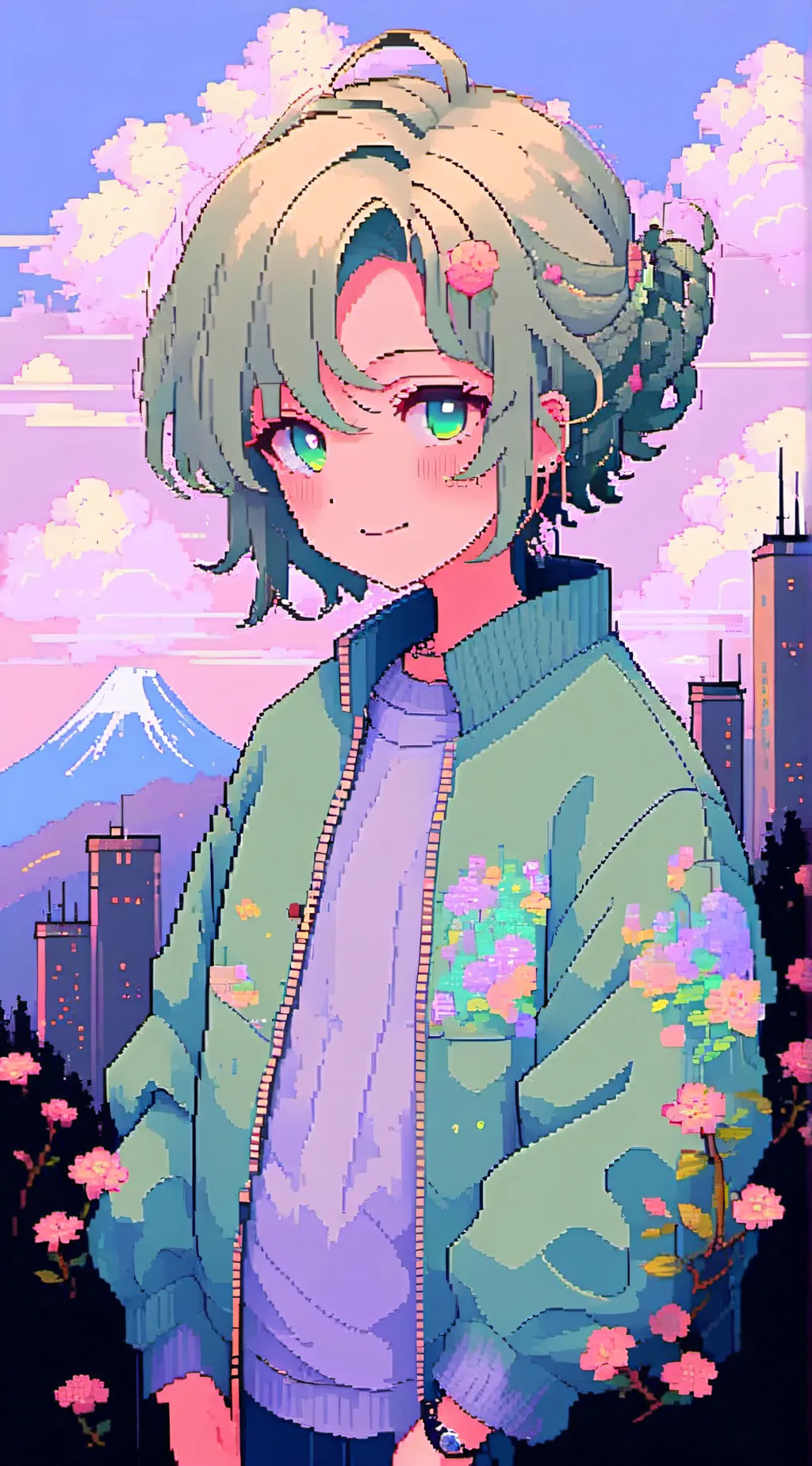 ai character: Allie ￼ background