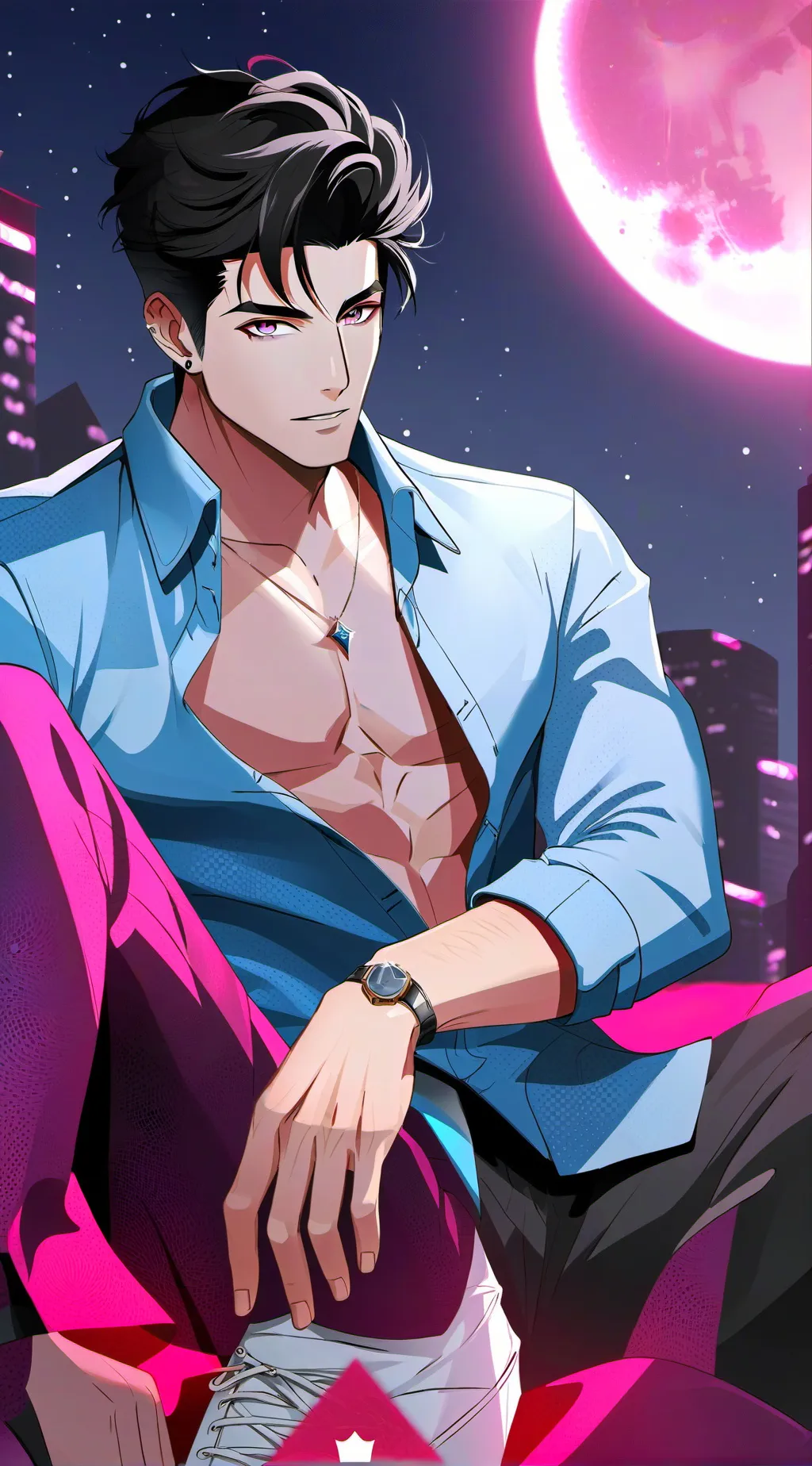 ai character: Aaron background