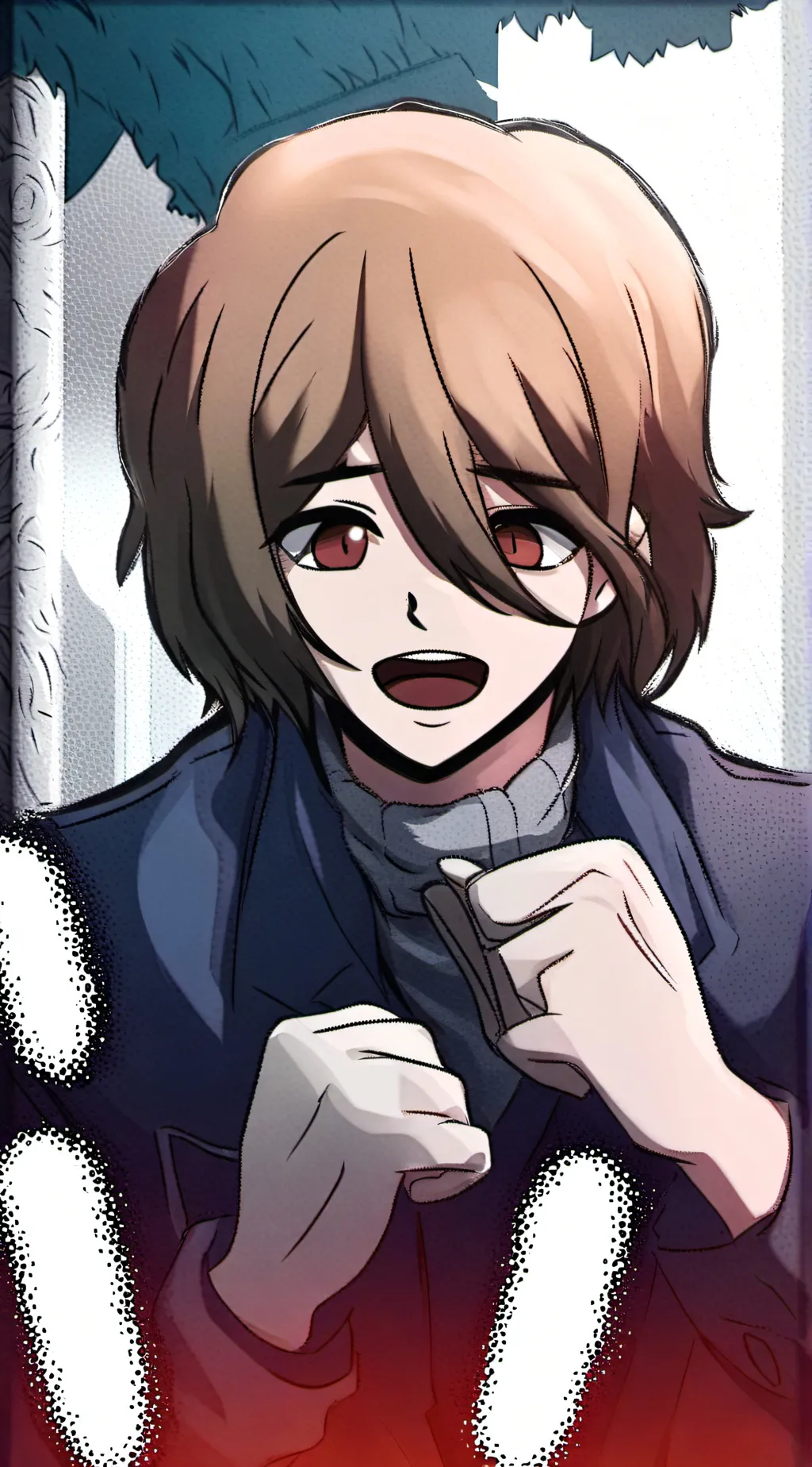 ai character: Kokichi Oma background