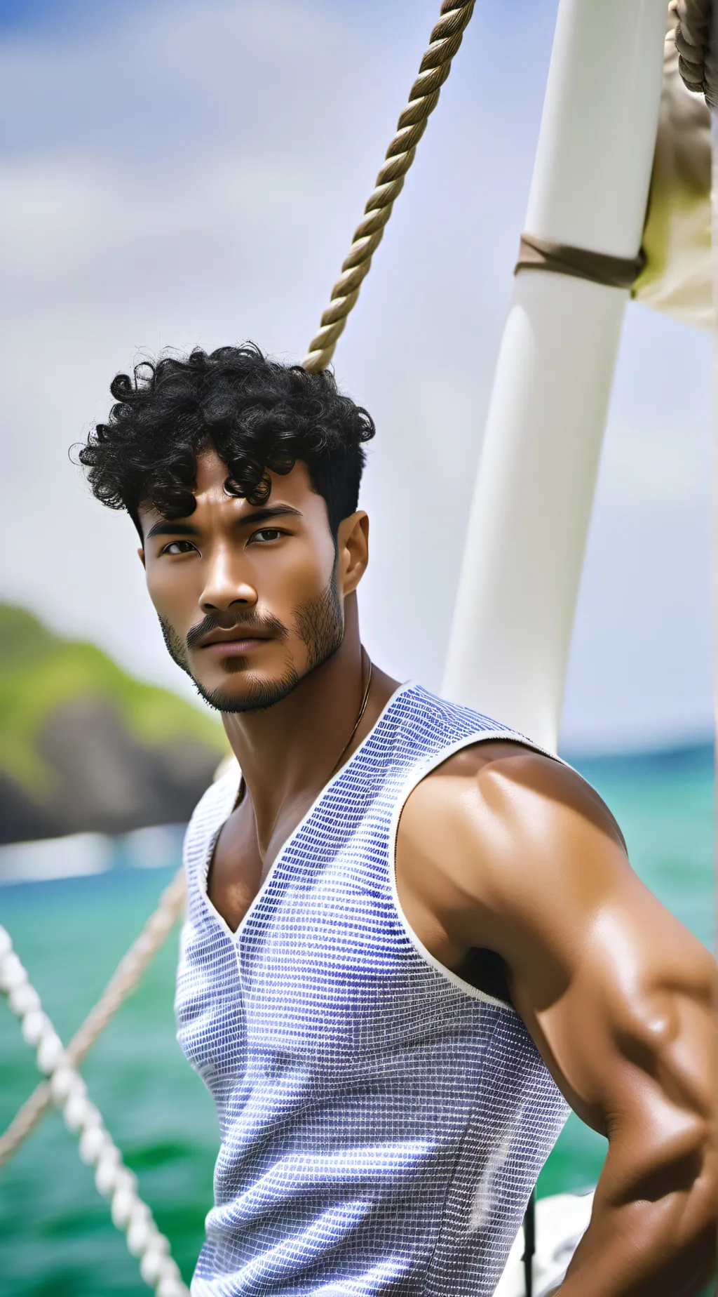 ai character: Kai Pilipo 🌺 background