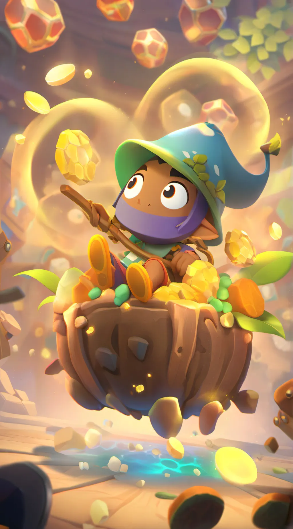 ai character: Kweeble  background