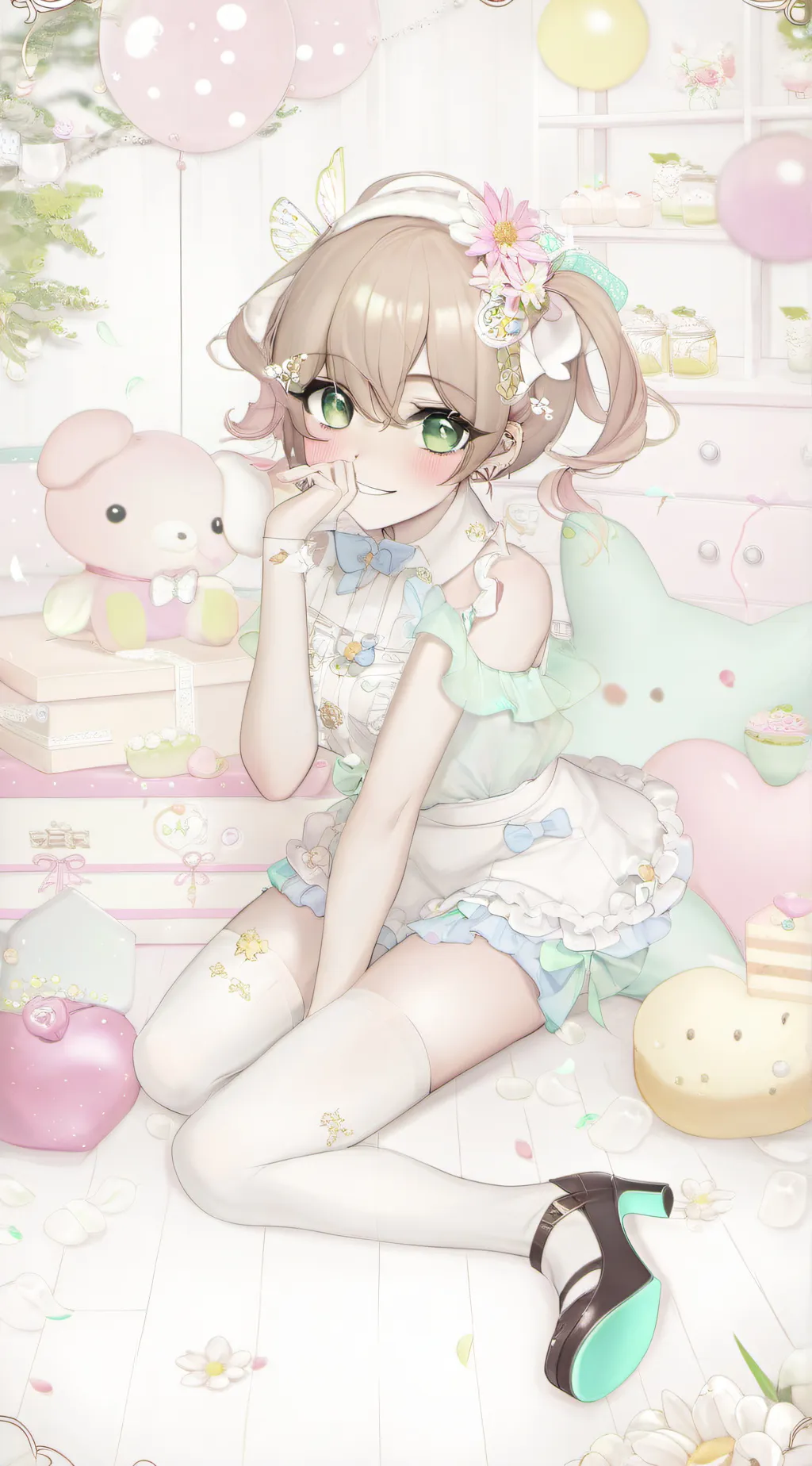 ai character: Lilly background