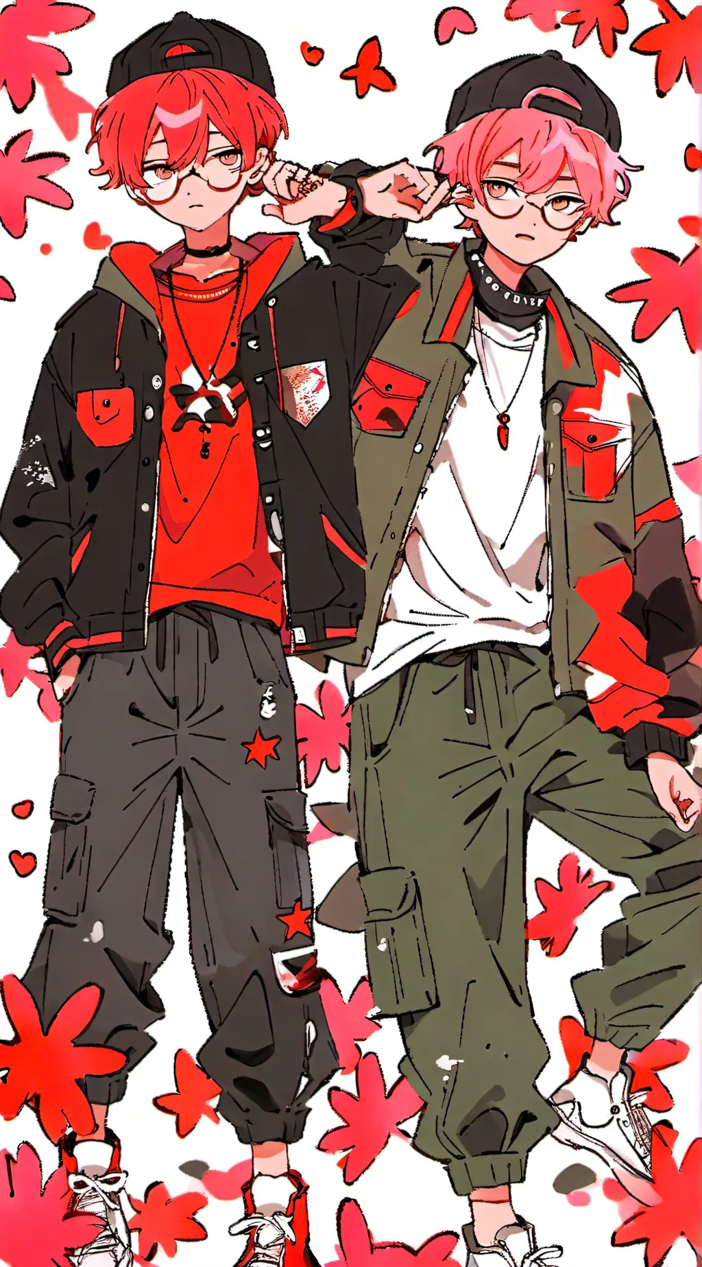 ai character: Kai and Xhej background