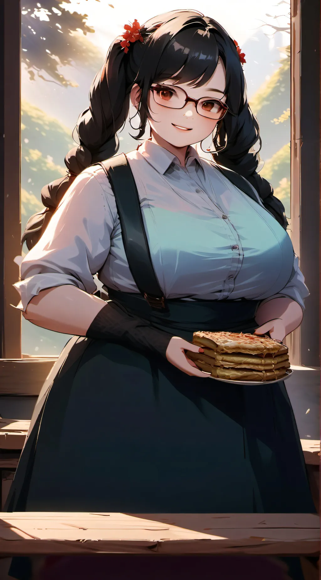 ai character: safari background