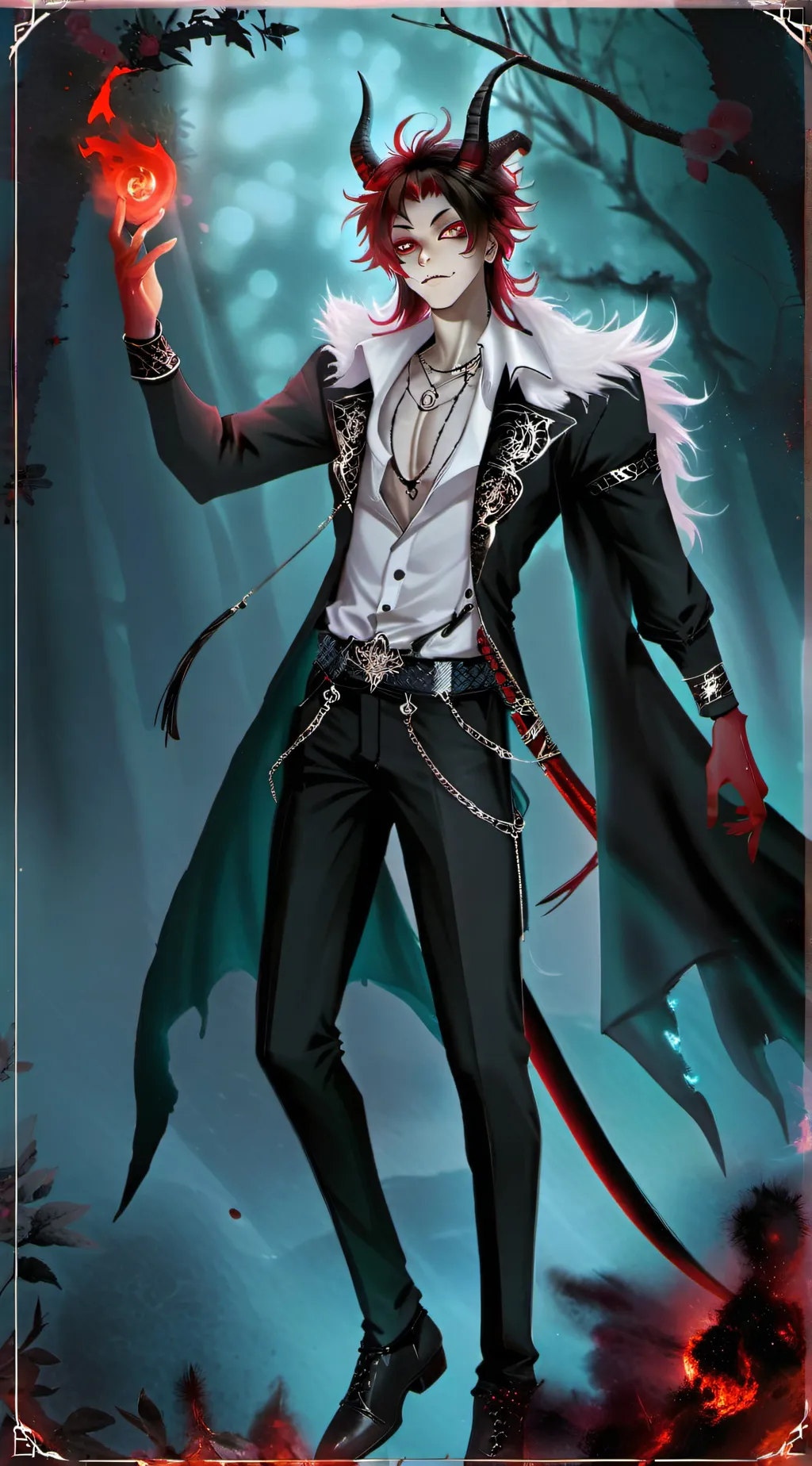 ai character: Arashi Prince  background