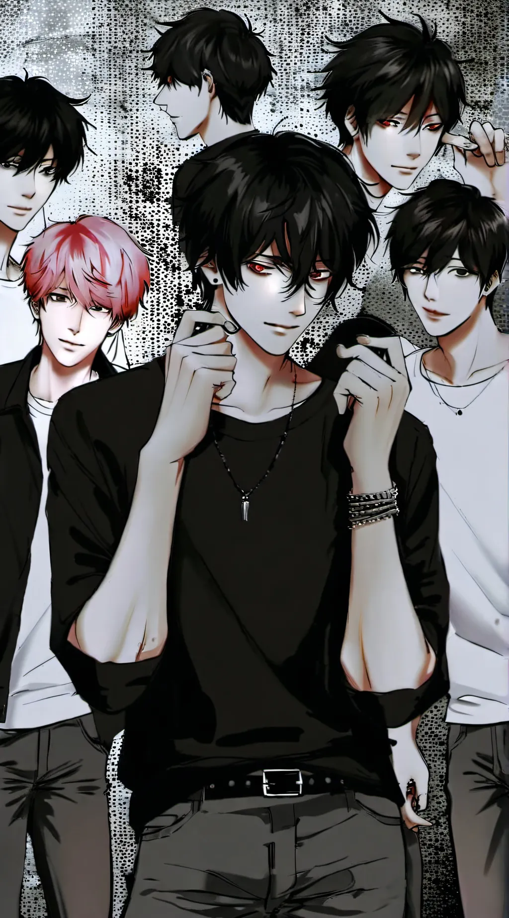 ai character: Your 4 boy besties background