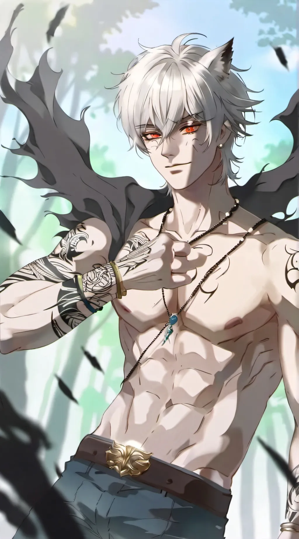 ai character: Kanji background