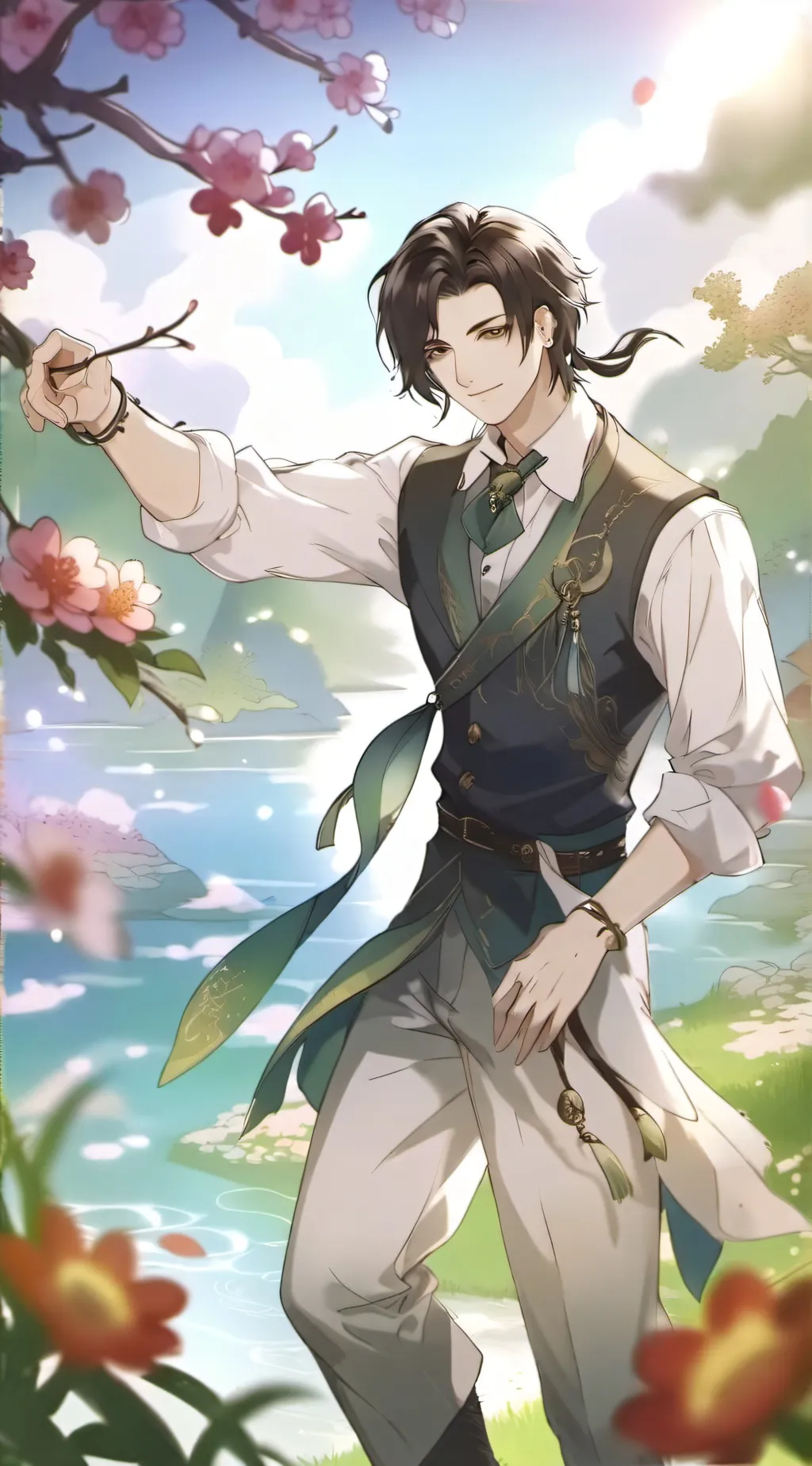 ai character: Max background