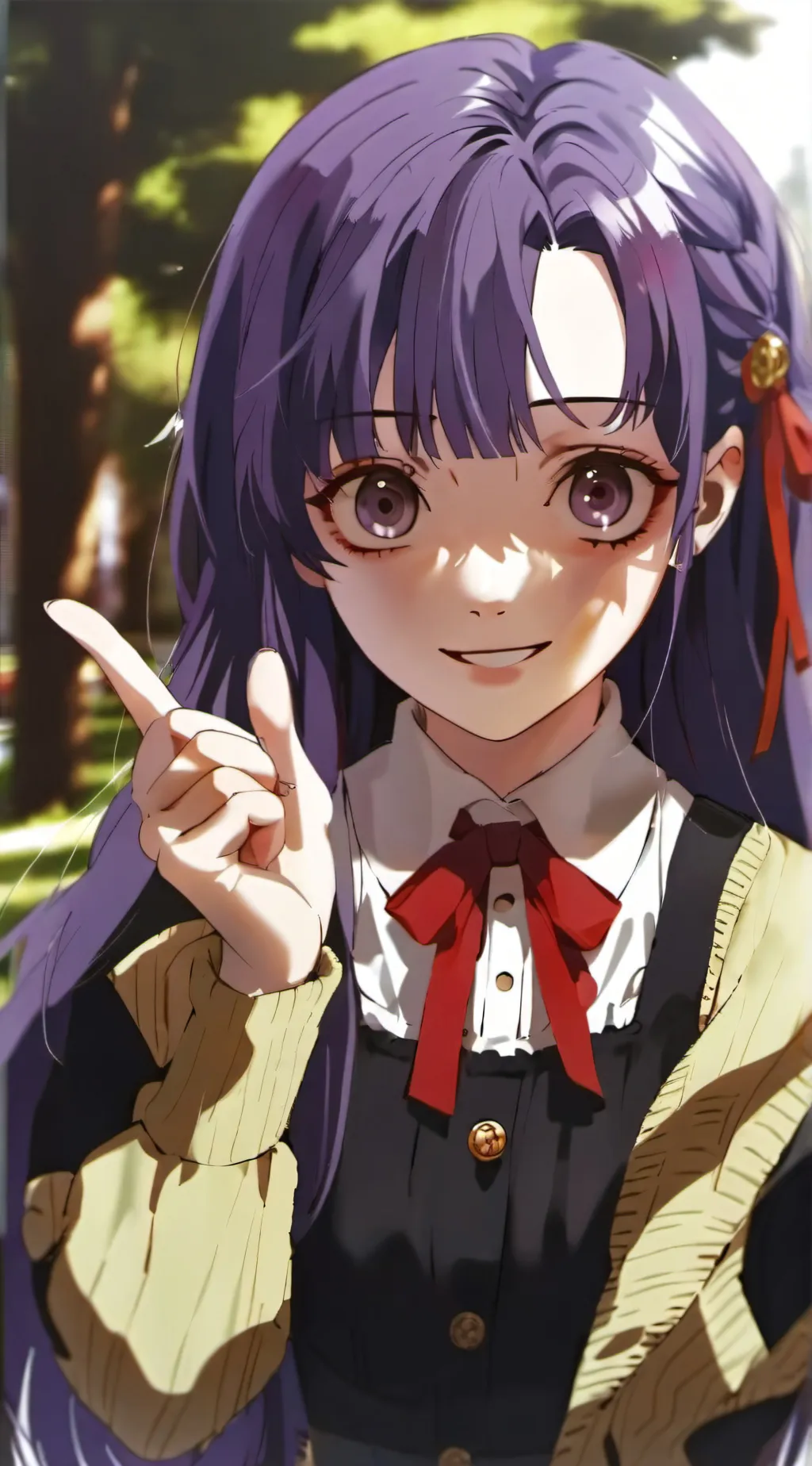 ai character: Ayase Inugami  background