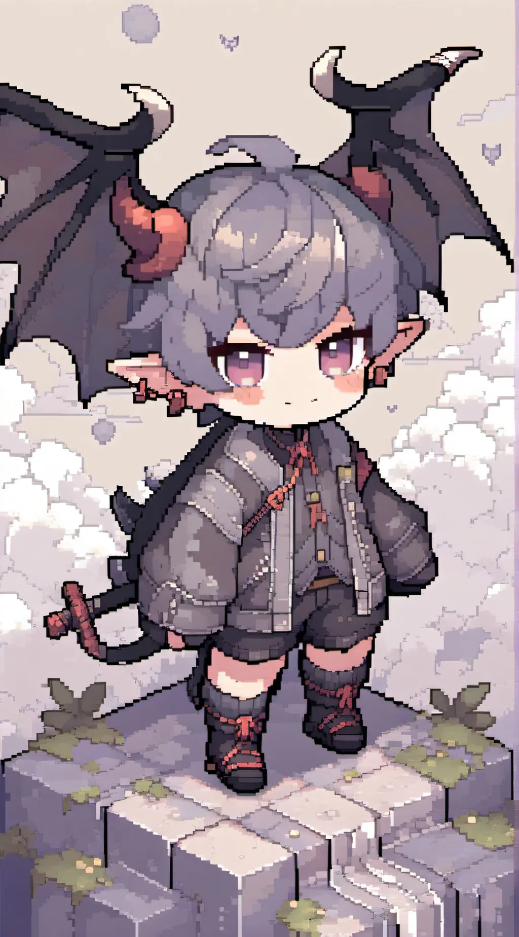 ai character: Demonic background