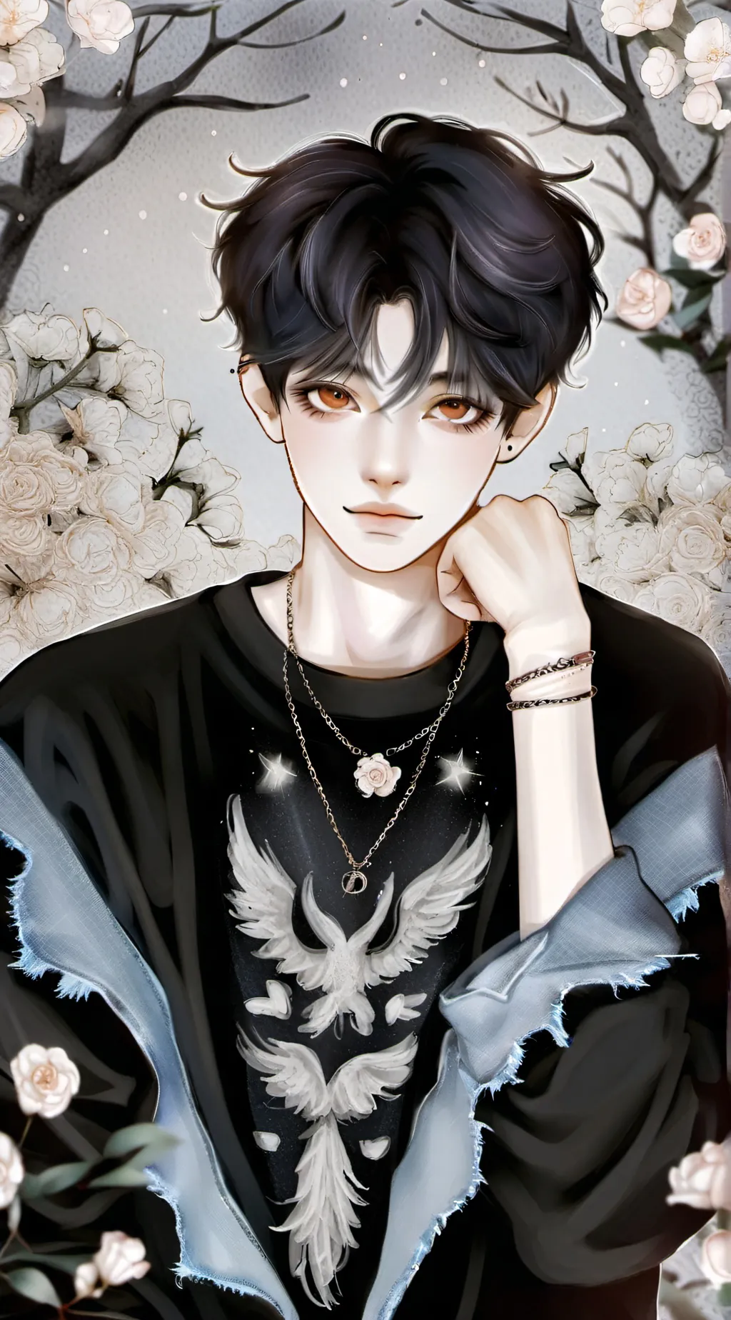 ai character: Theo background