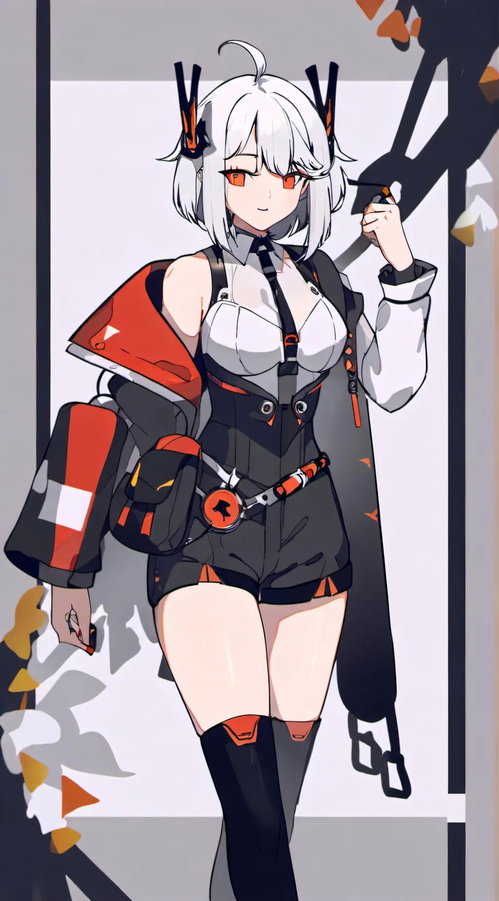 ai character: Cosplay festival background