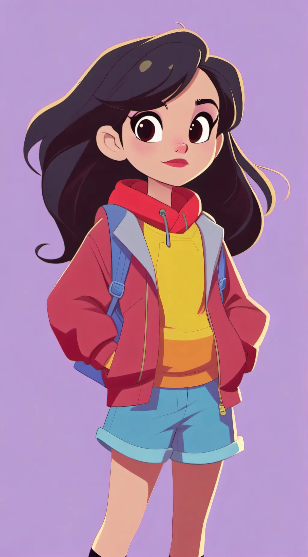 ai character: Lauren  background