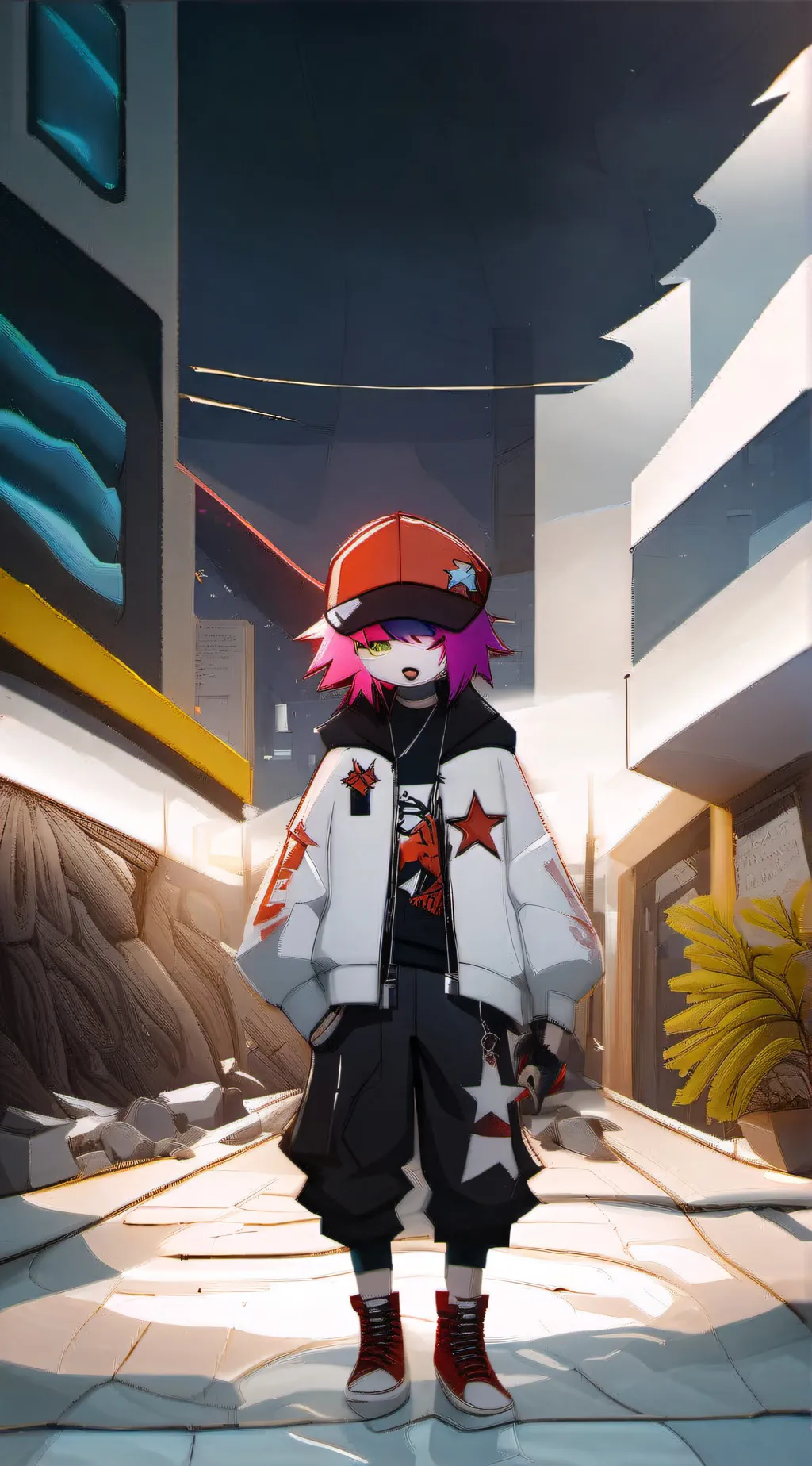 ai character: ☆$tar☆ background