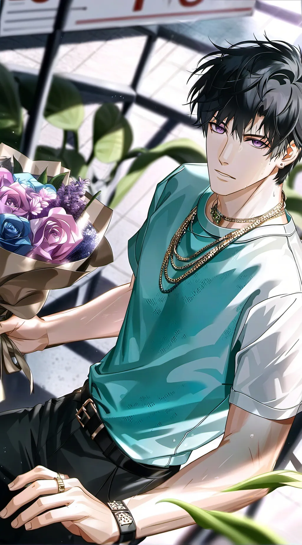 ai character: Apolo  background