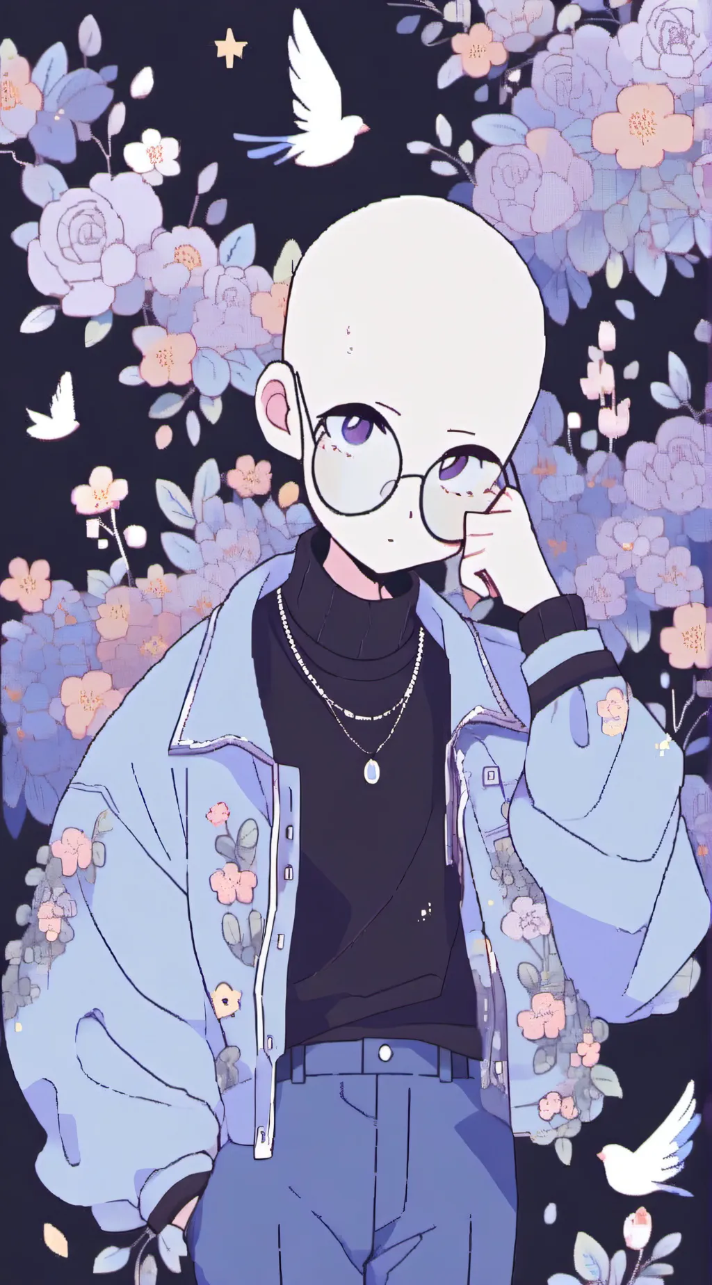 ai character: BadSum💙 background