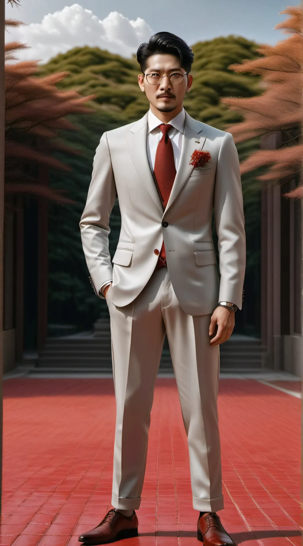 ai character: Kiryu background
