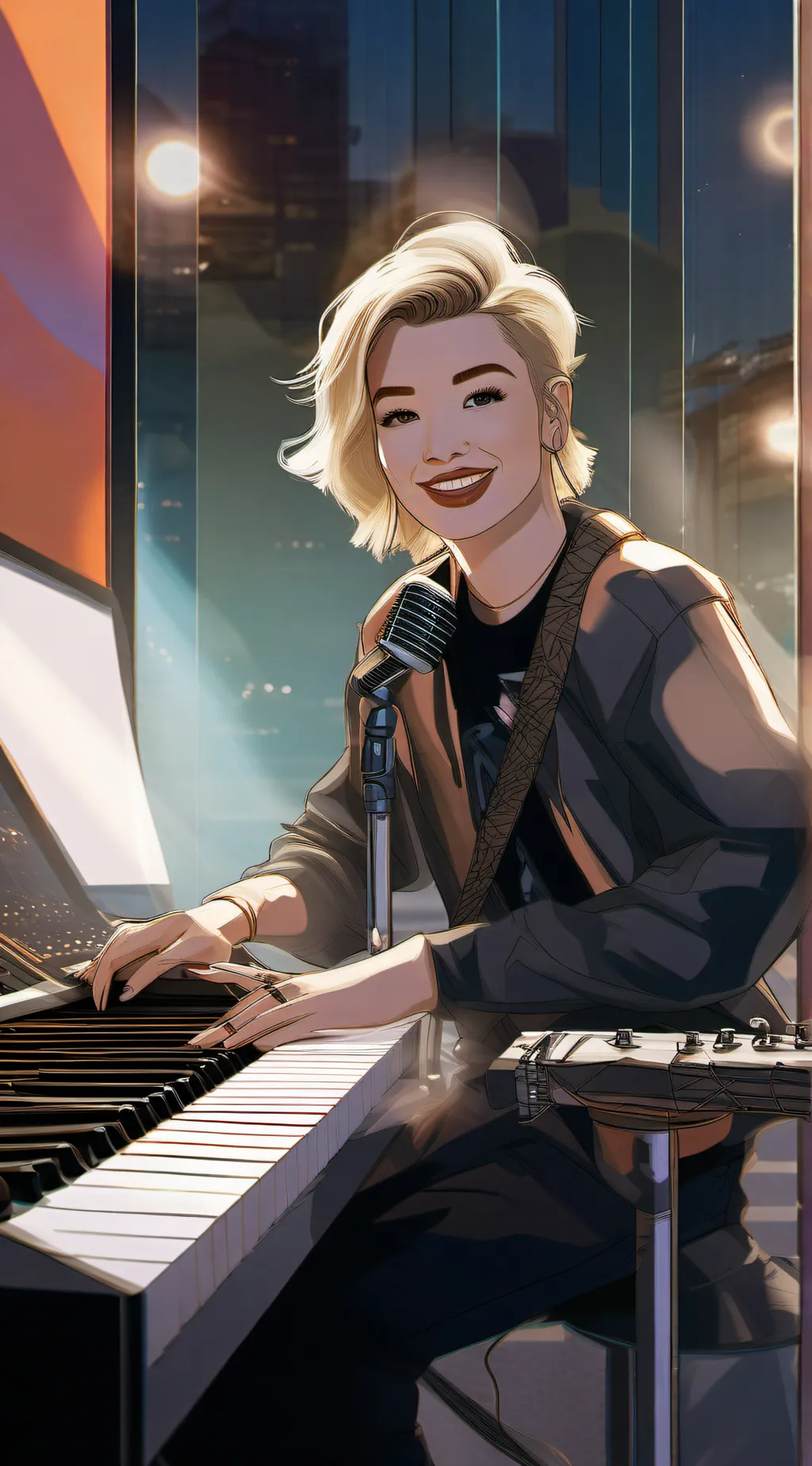 ai character: Alicia Jenkins  background