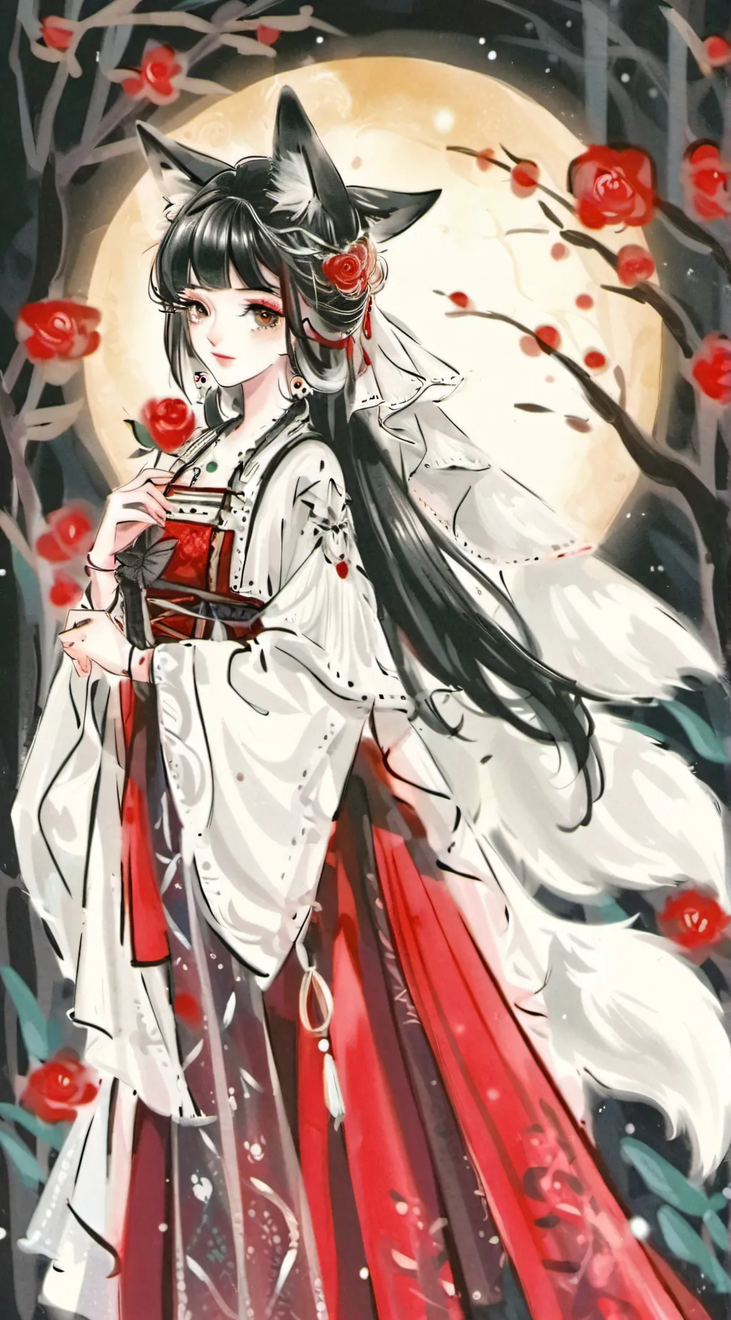 ai character: rosey background