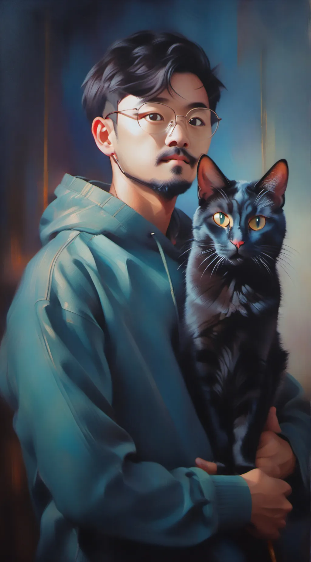 ai character:  Daniel and luna background