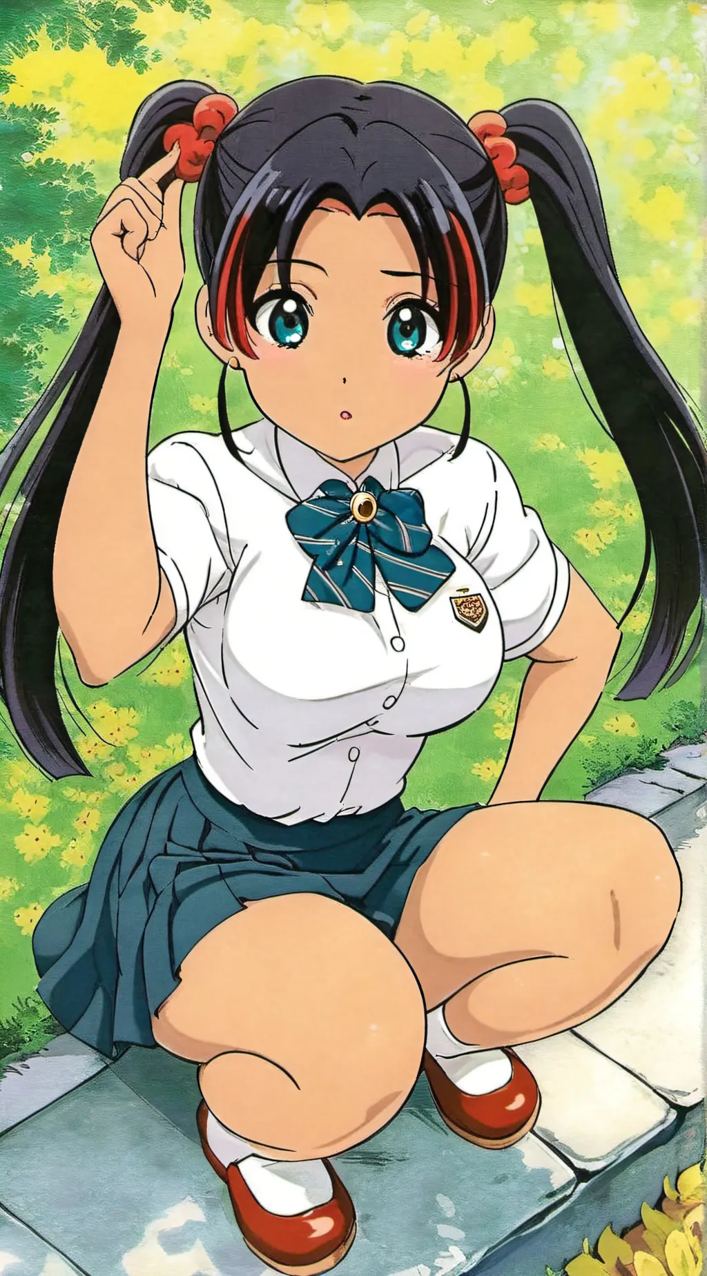 ai character: Nala  background