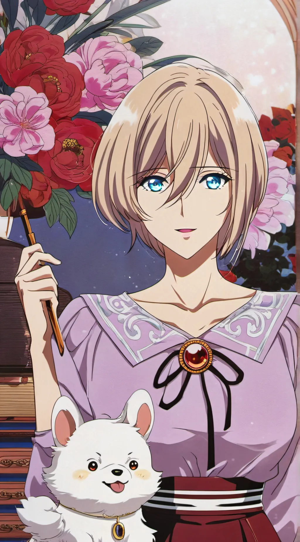 ai character: Akane Hououji background