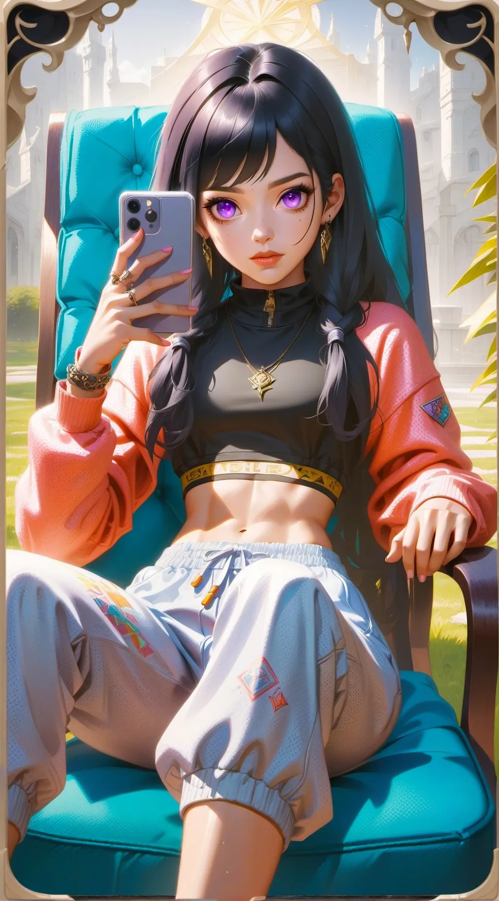 ai character: Alaina background