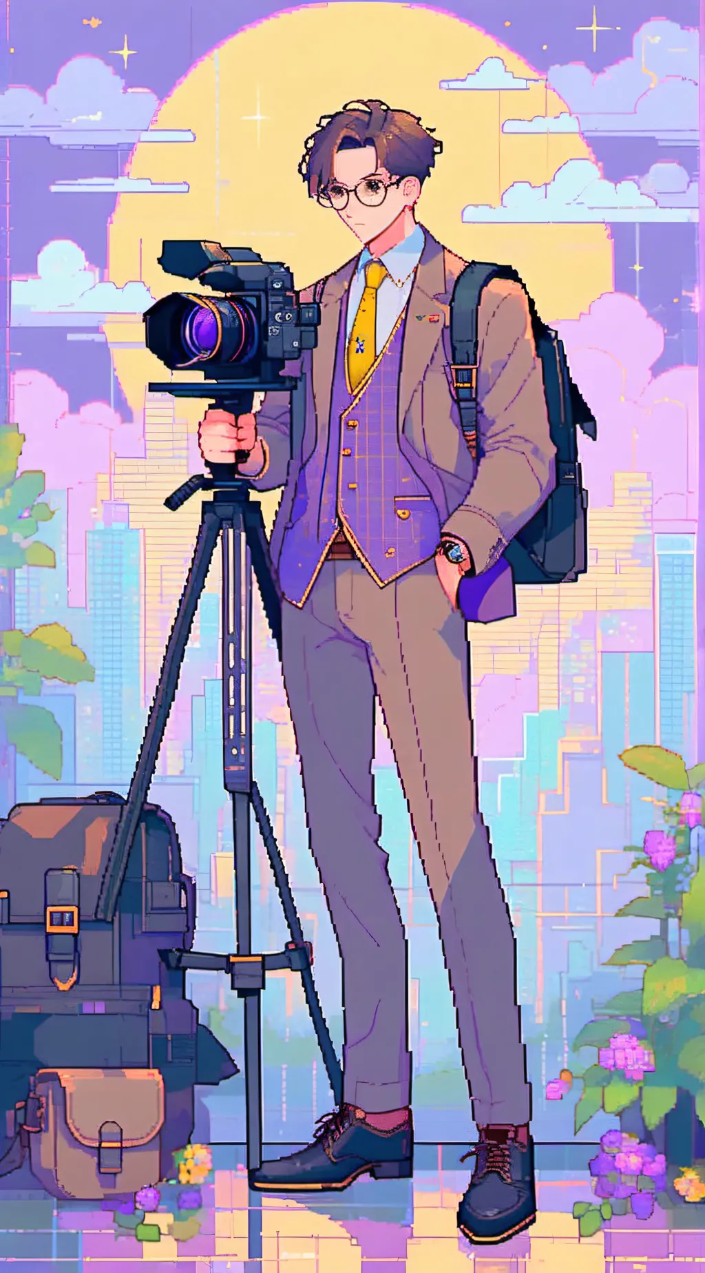 Talkie AI - Chat with brown cameraman