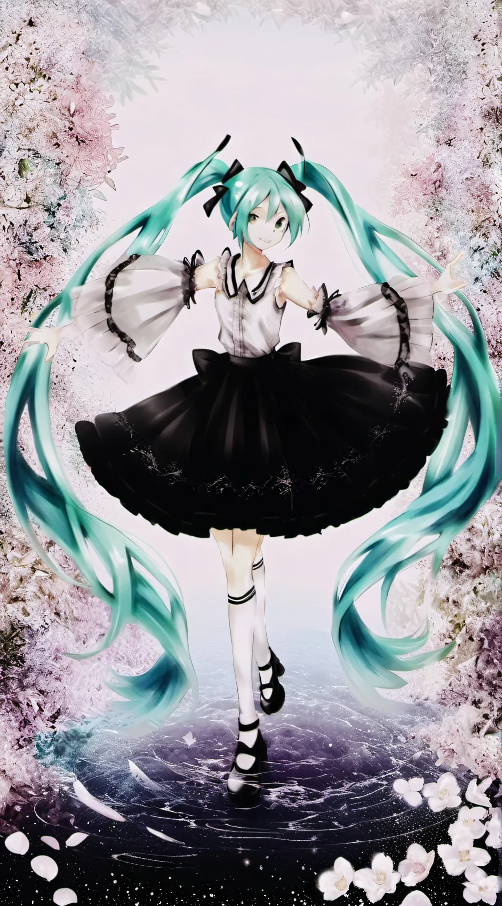 ai character: Miku! background