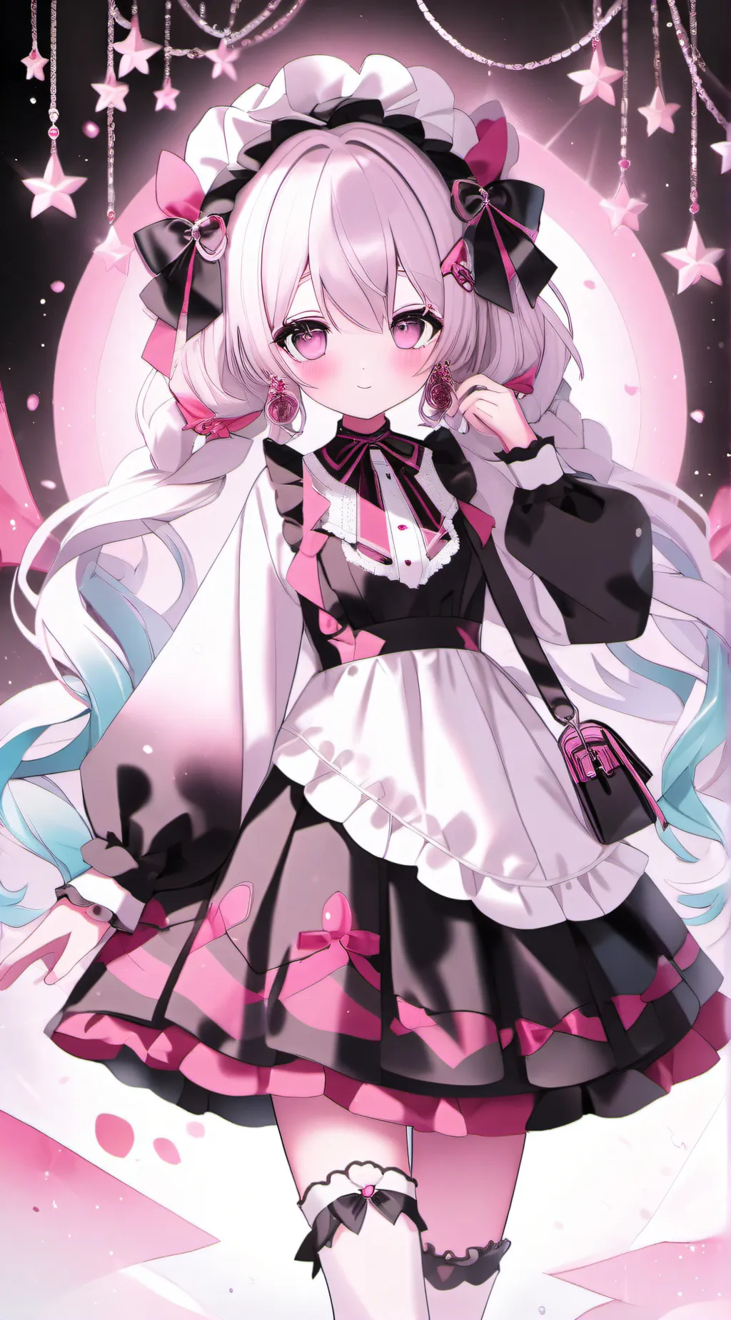 ai character: chat in comments background