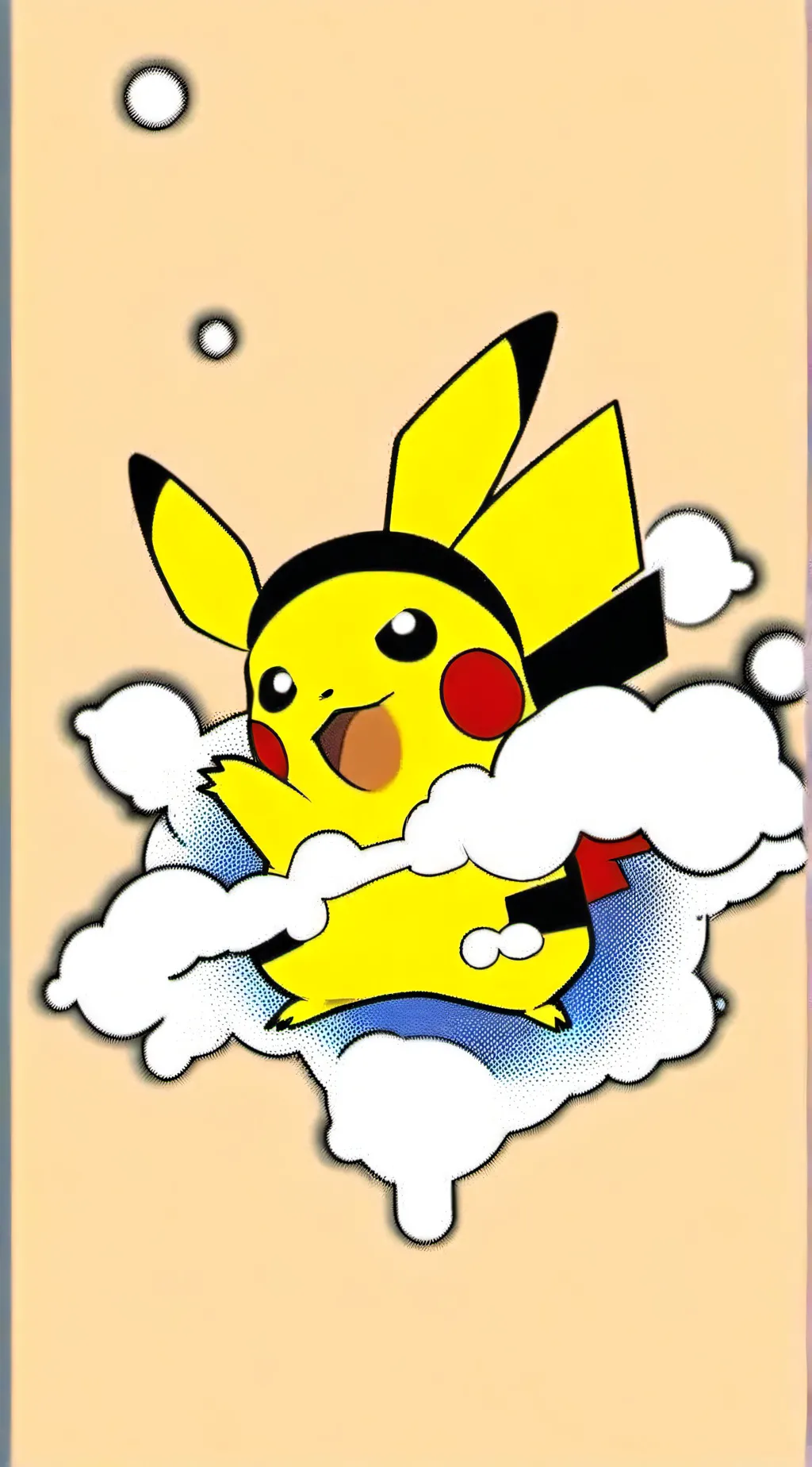 ai character: Pikachu  background