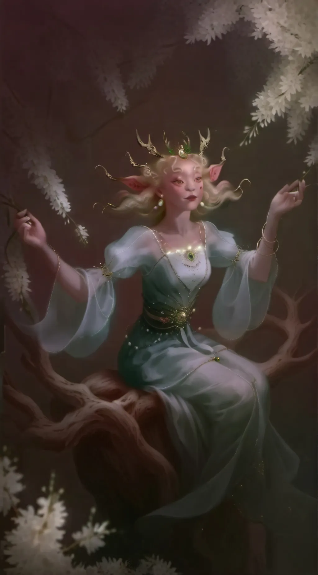 ai character: M3lANI3 MARTIN3Z background