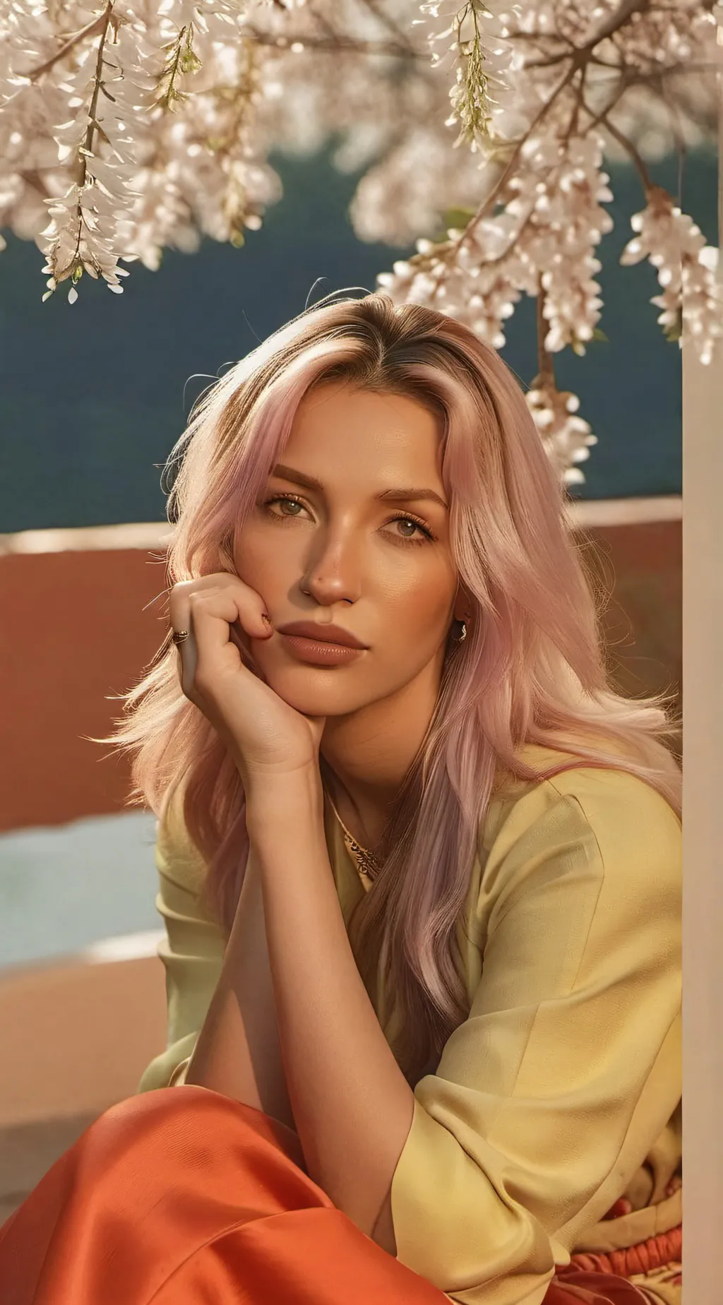 ai character: Stella Brown background