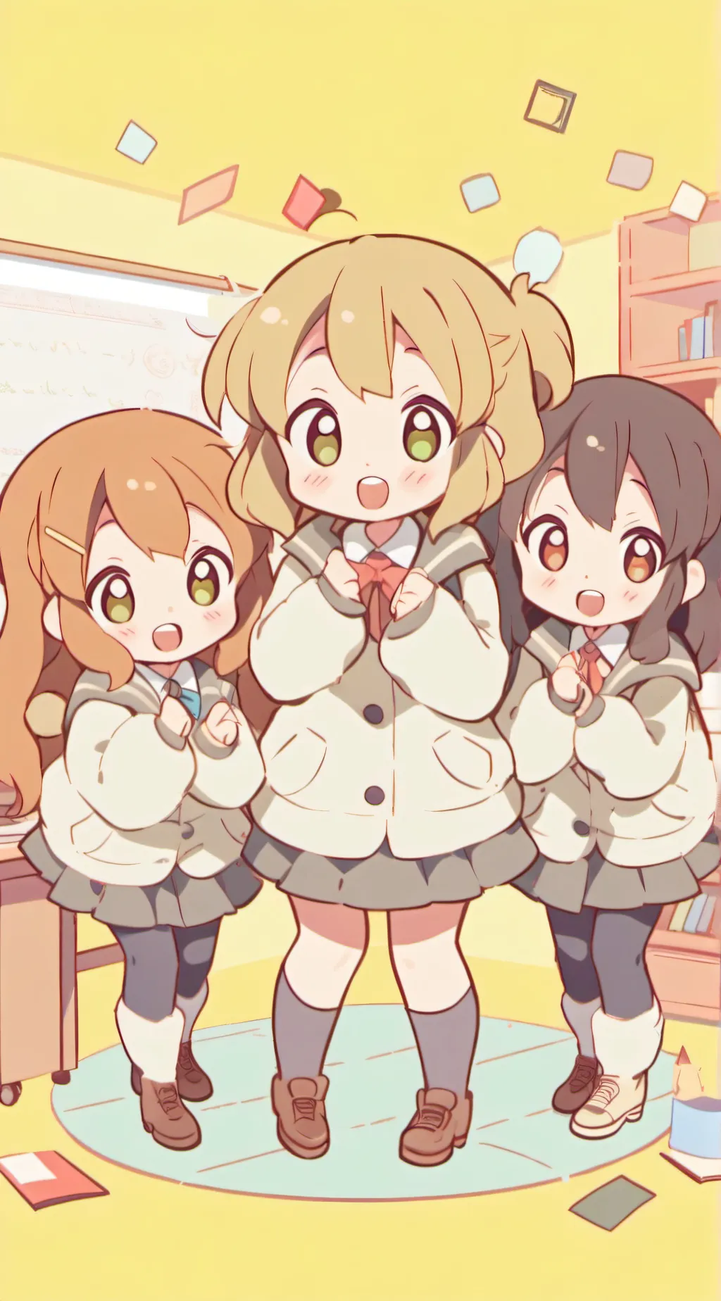 ai character: School Day (5-C) background