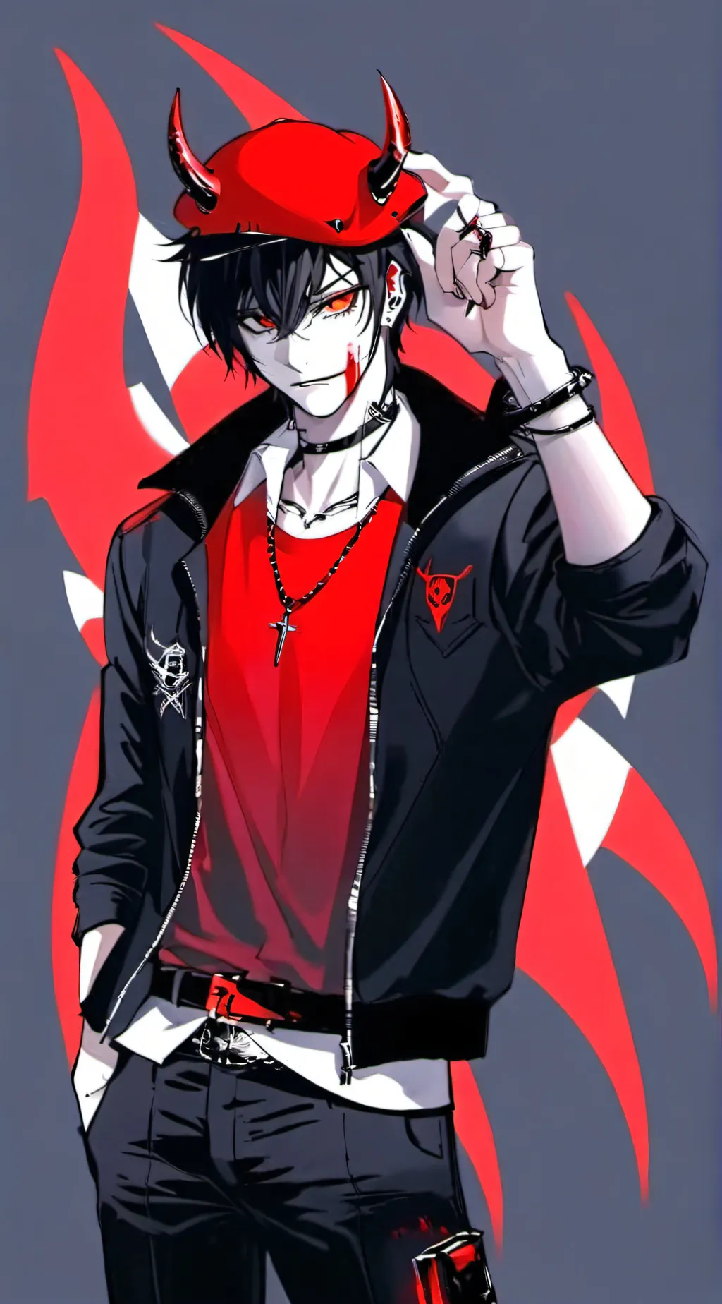 ai character: demon summoning background